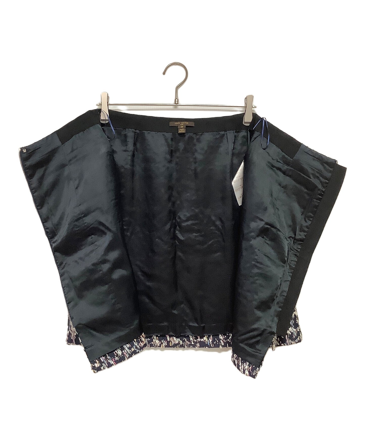 [Pre-owned] LOUIS VUITTON Tweed Front Zip Skirt F6SK06B1H