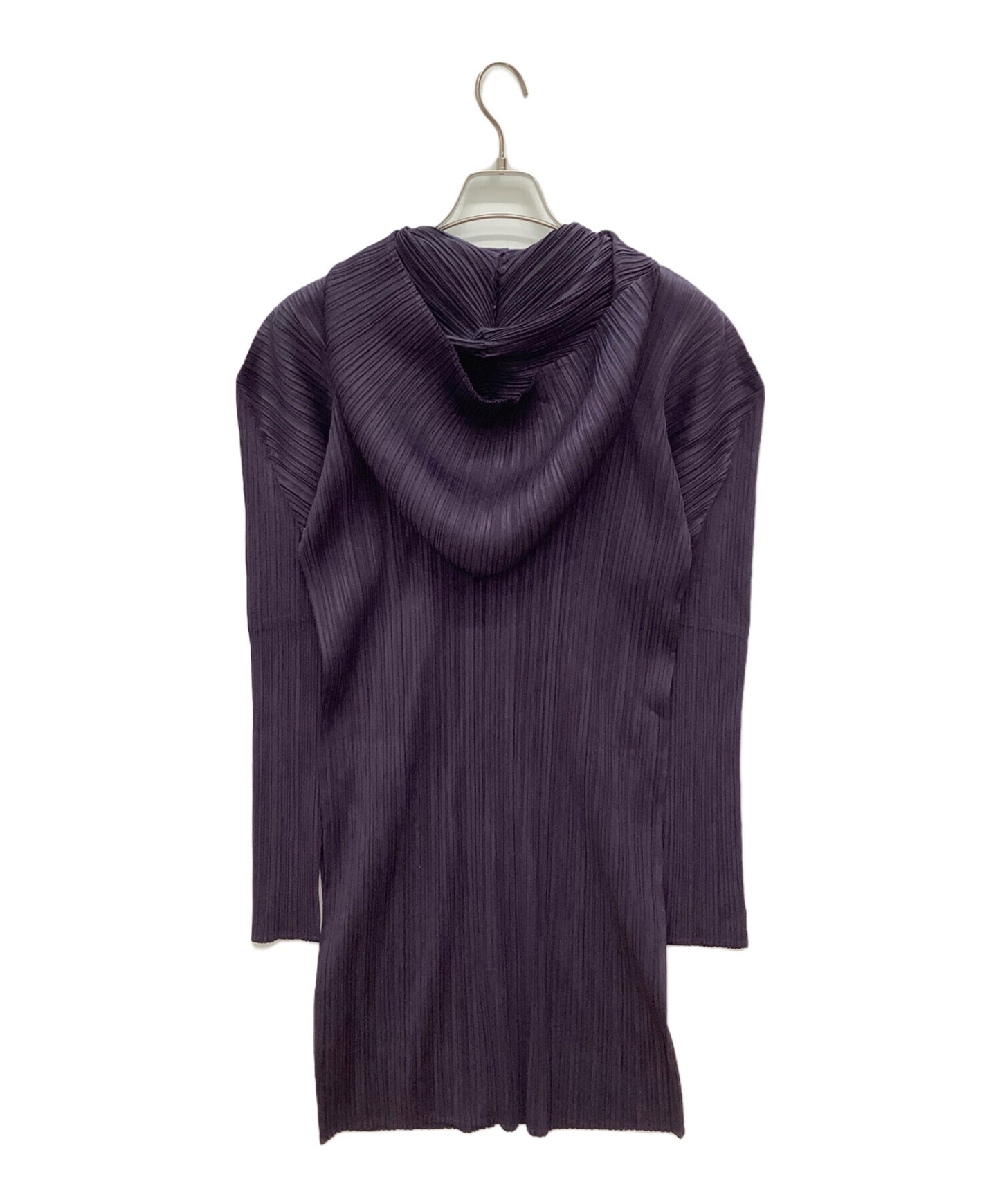 [Pre-owned] PLEATS PLEASE long zipped hoodie