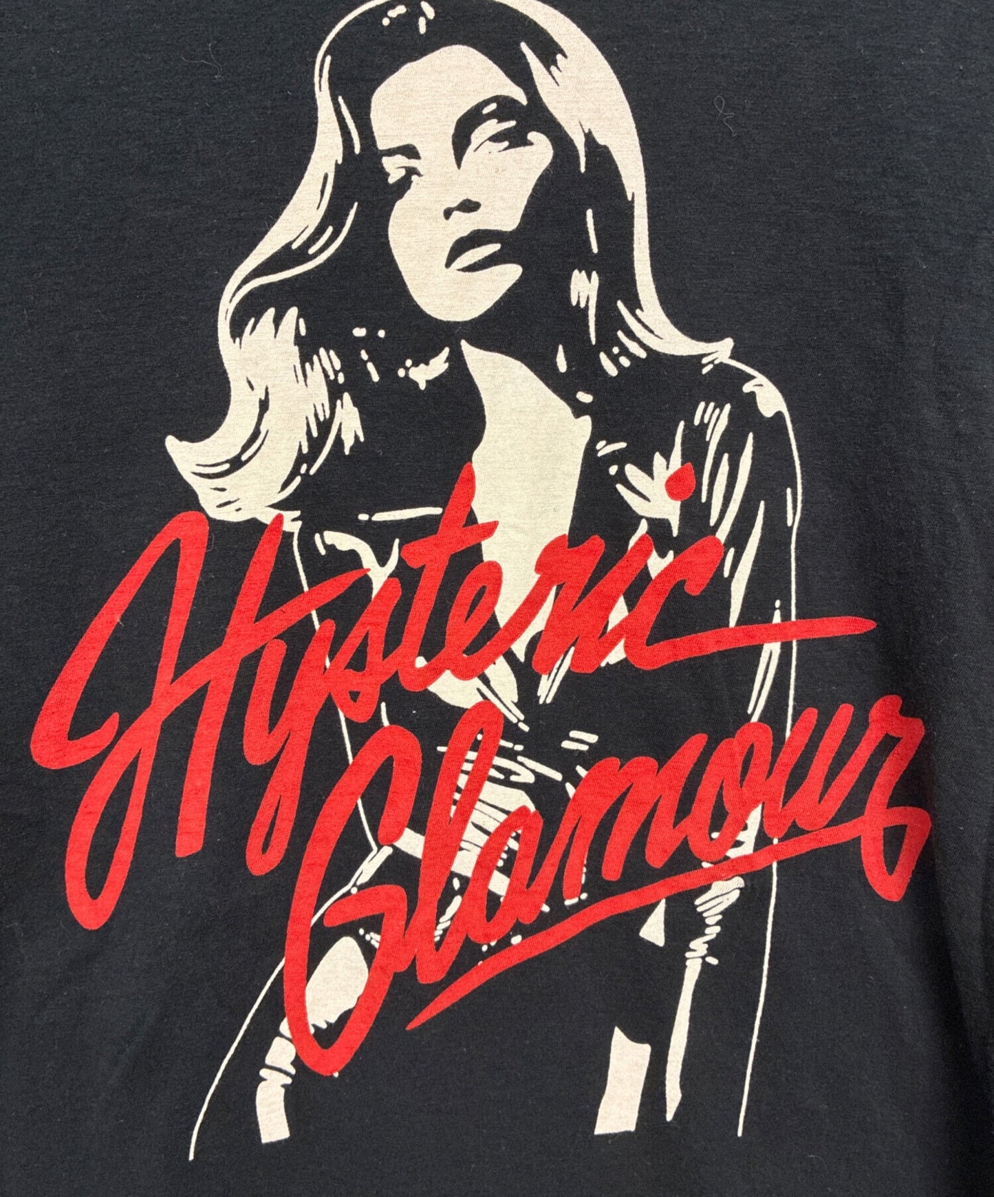 [Pre-owned] Hysteric Glamour LEATHER WOMAN Oversized T-shirt