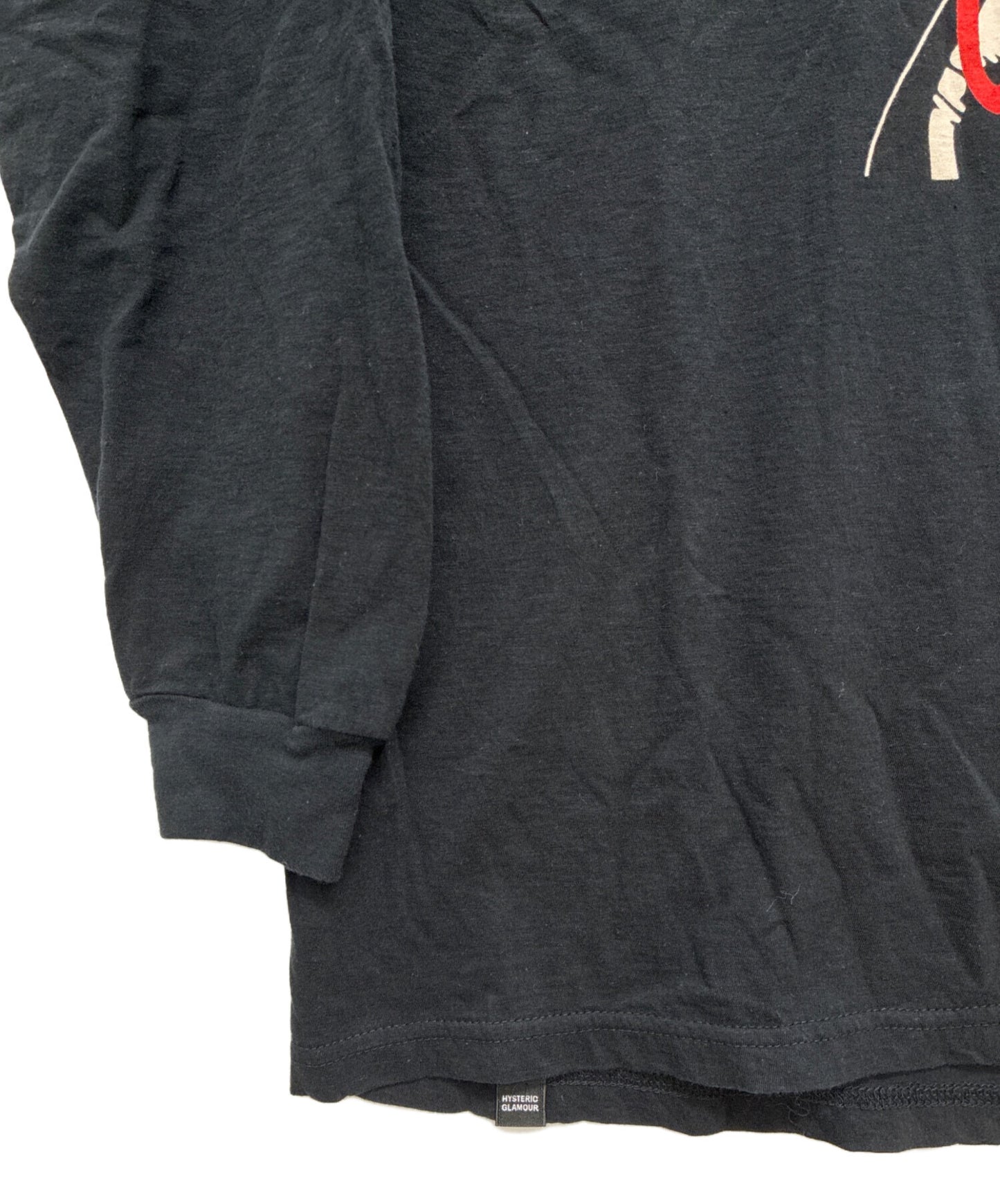 [Pre-owned] Hysteric Glamour LEATHER WOMAN Oversized T-shirt