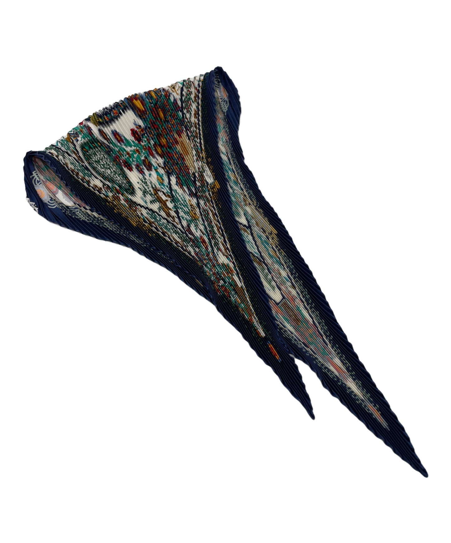 [Pre-owned] HERMES pleated scarf