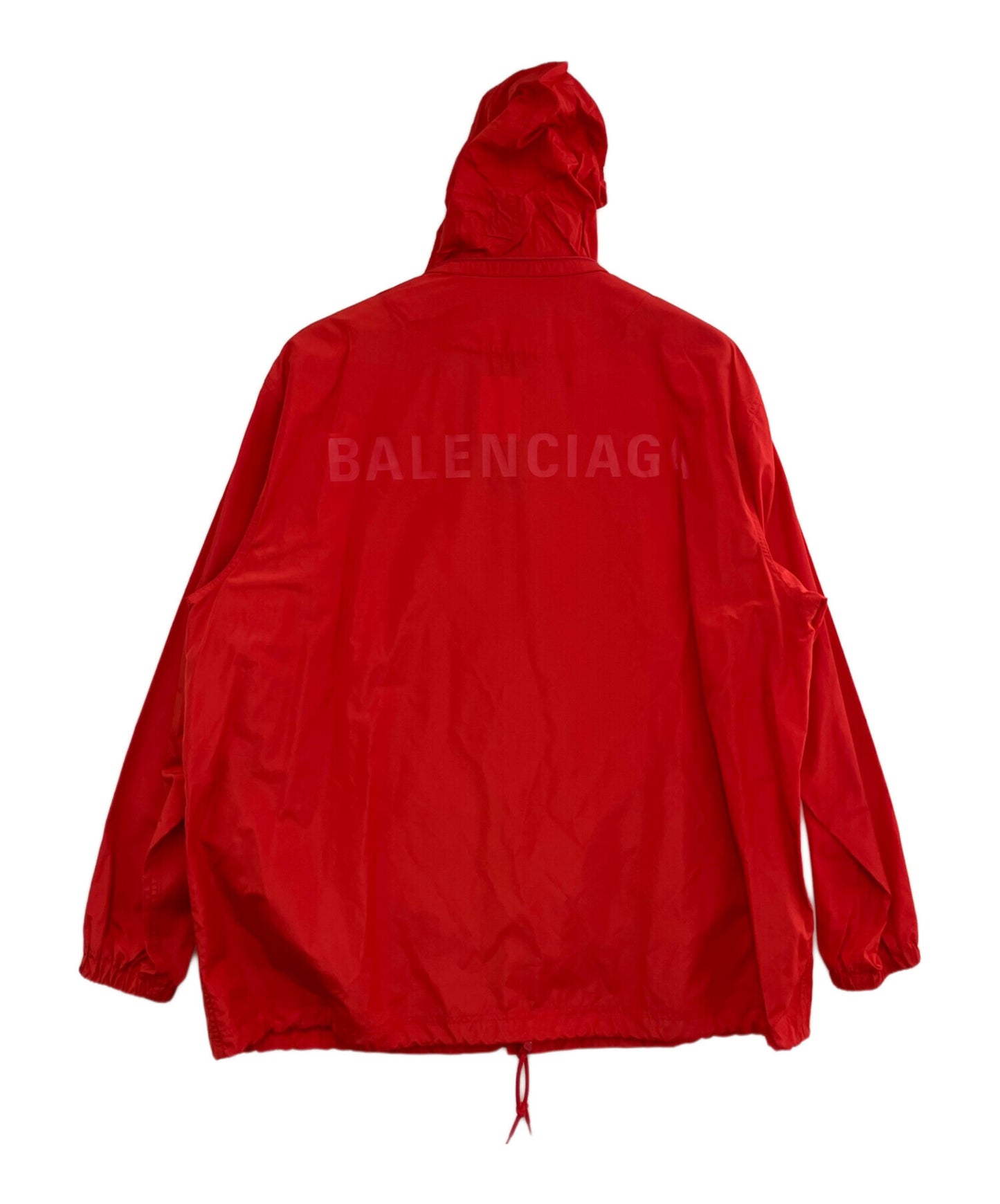 [Pre-owned] BALENCIAGA Back Logo Print Nylon Jacket 556238 TYD36