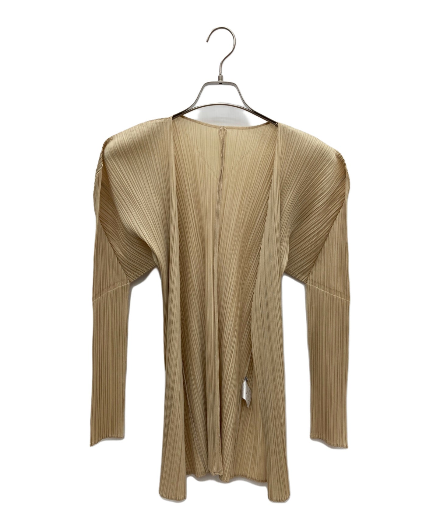 [Pre-owned] ISSEY MIYAKE pleated cardigan PP05-J0607