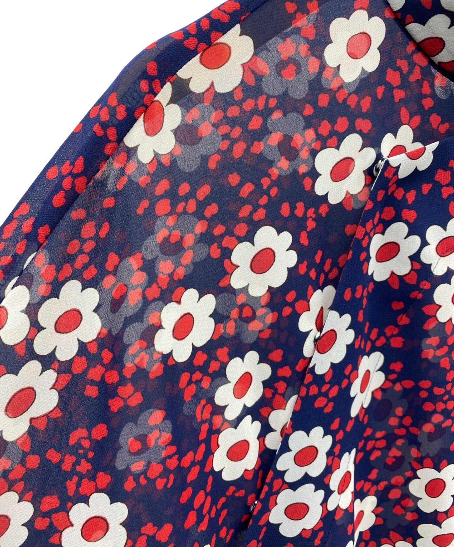 [Pre-owned] COMME des GARCONS COMME des GARCONS Floral Band Collar Shirt Dress RI-O009