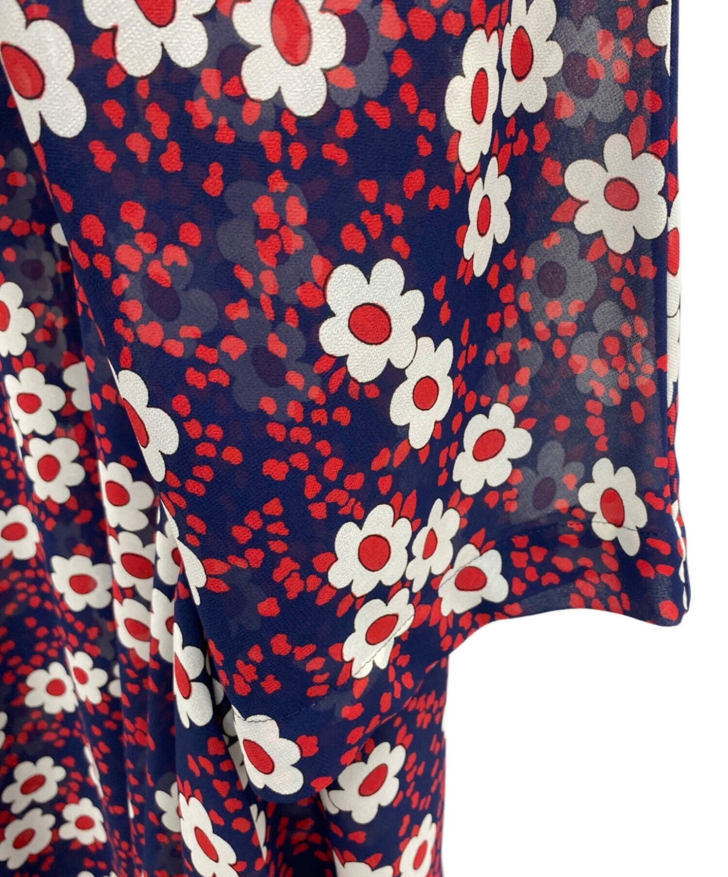 [Pre-owned] COMME des GARCONS COMME des GARCONS Floral Band Collar Shirt Dress RI-O009