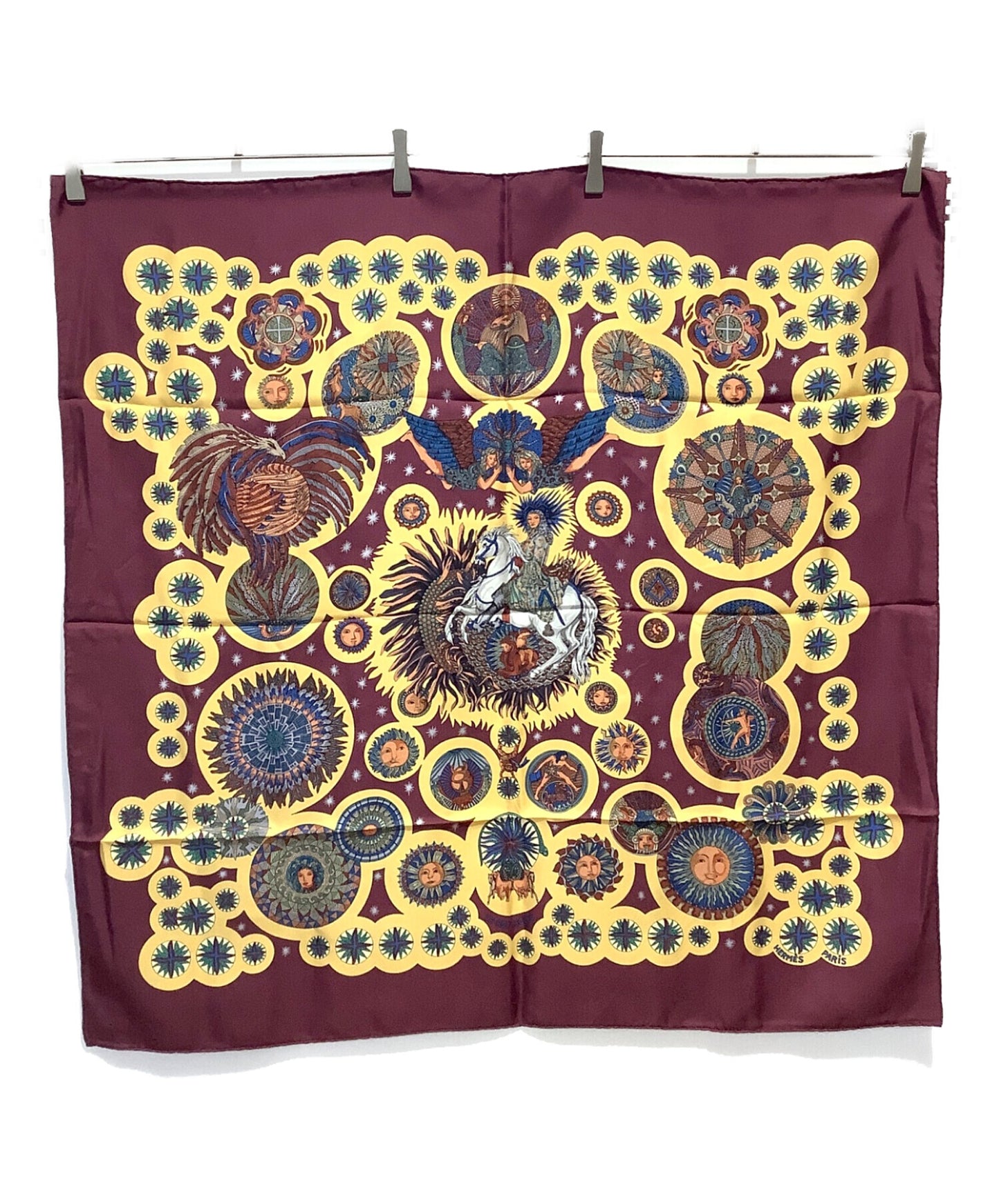 [Pre-owned] HERMES Carré 90 LE ROY SOLEIL