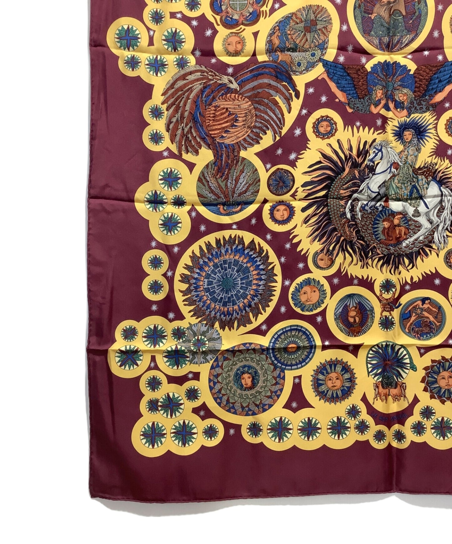 [Pre-owned] HERMES Carré 90 LE ROY SOLEIL