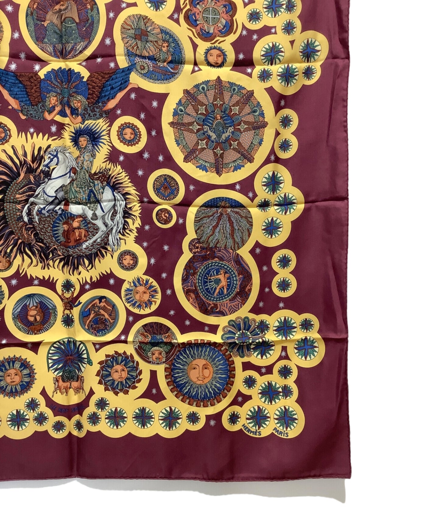 [Pre-owned] HERMES Carré 90 LE ROY SOLEIL