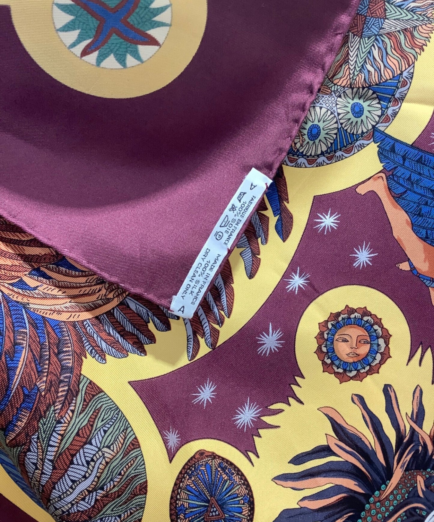 [Pre-owned] HERMES Carré 90 LE ROY SOLEIL