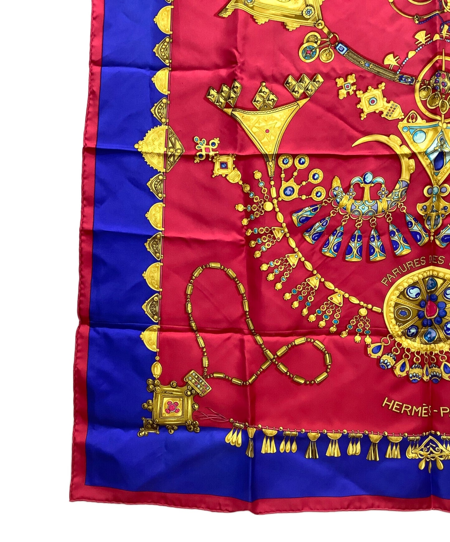 [Pre-owned] HERMES Carré 90 "PARURES DES SABLES" scarf