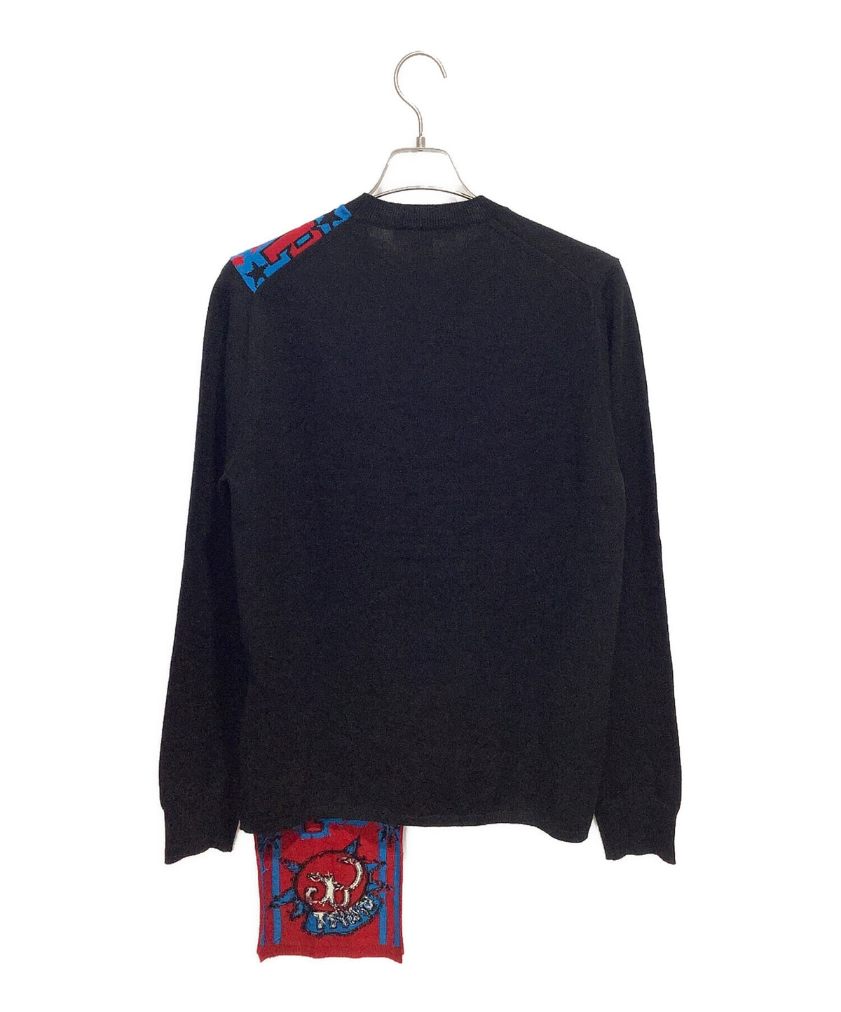 [Pre-owned] COMME des GARCONS SHIRT Knit Football Scarf FP-N004