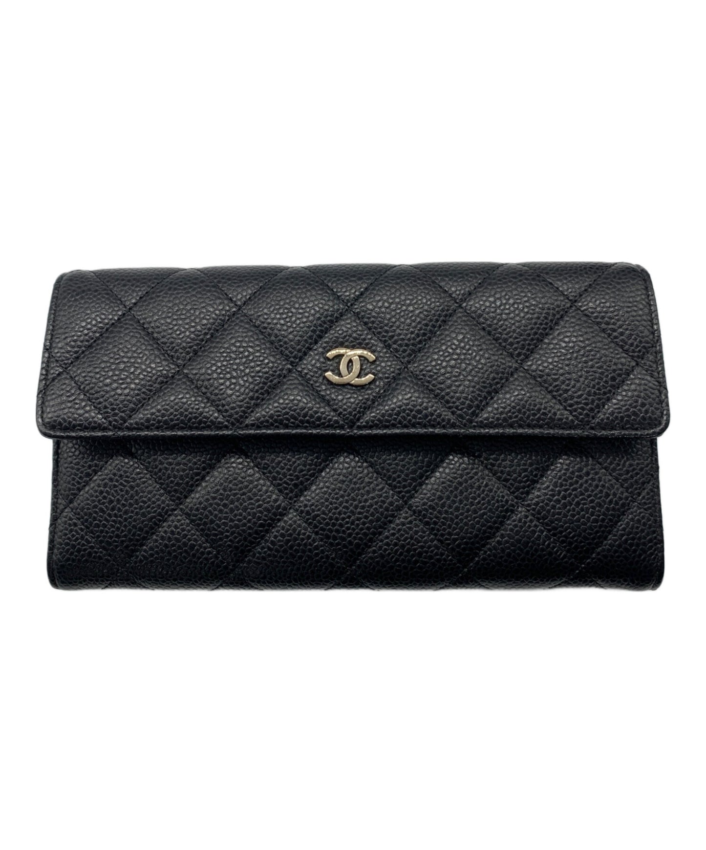 [Pre-owned] CHANEL Matelassé caviar skin