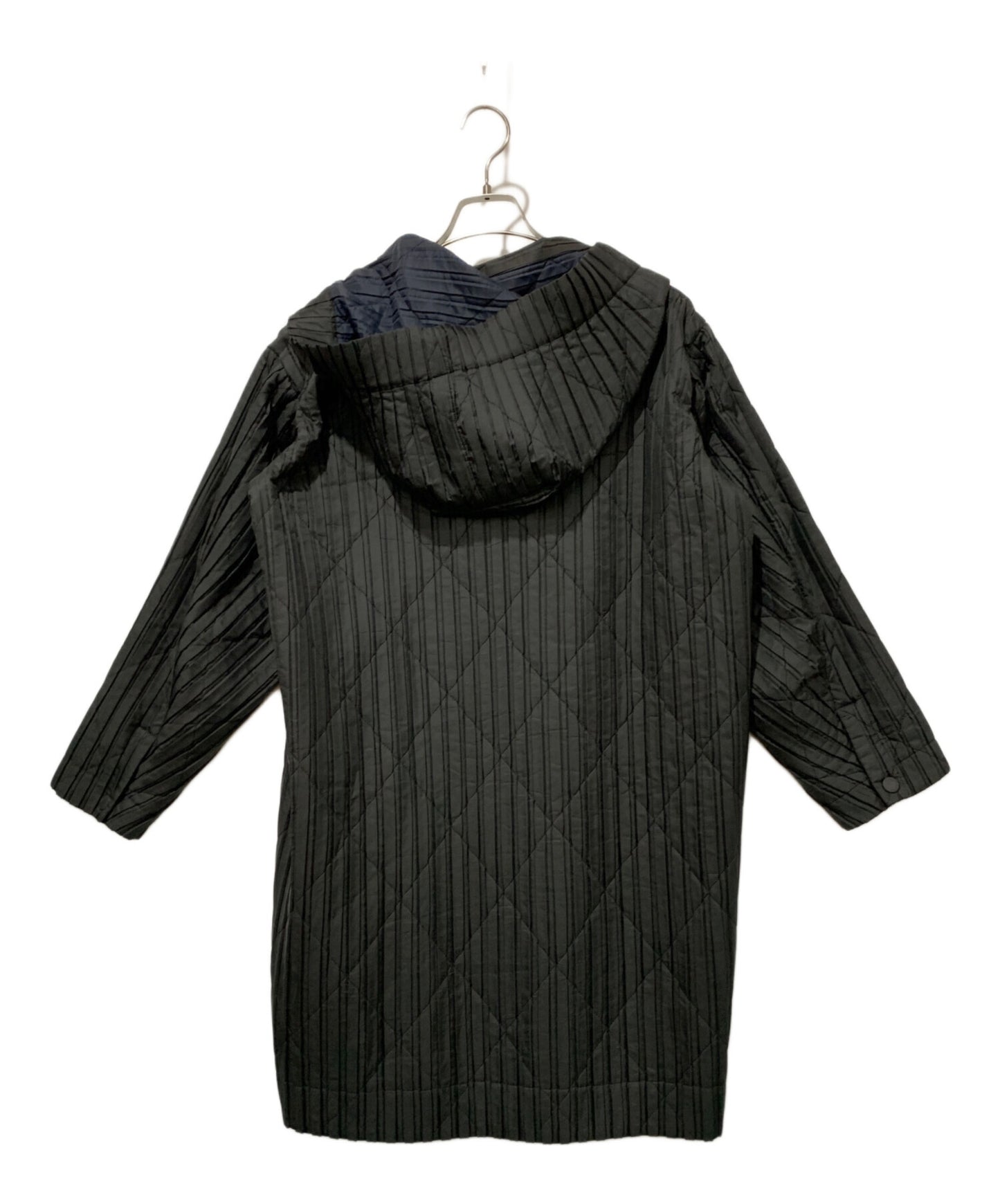 [Pre-owned] HOMME PLISSE ISSEY MIYAKE Hooded pleated coat HP83FA027
