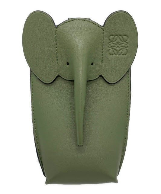 [Pre-owned] LOEWE ELEPHANT POCKET AVOCADO C623B02X03