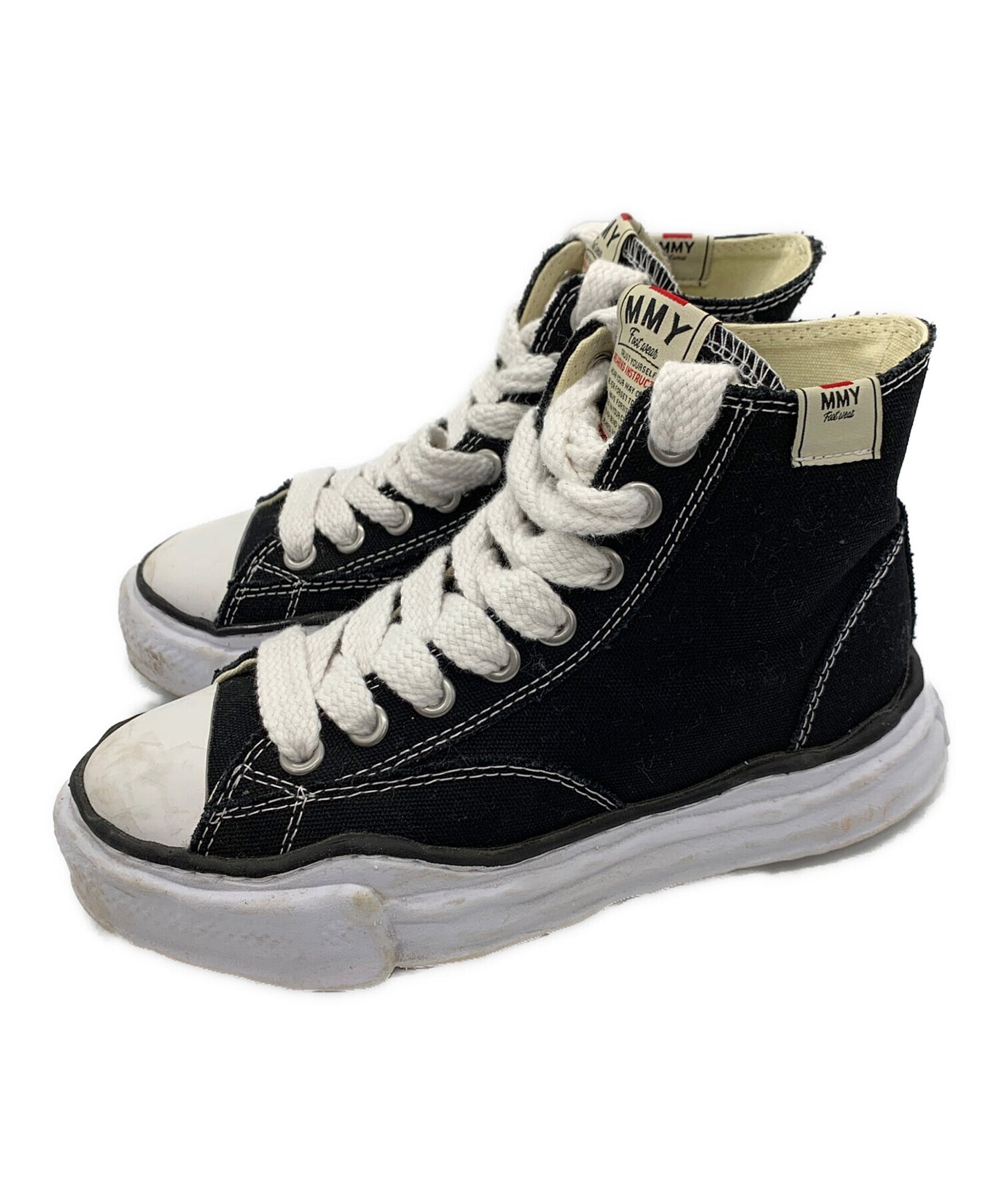 [Pre-owned] Maison MIHARA YASUHIRO "PETERSON" OG Sole Canvas High-top Sneaker A01FW701