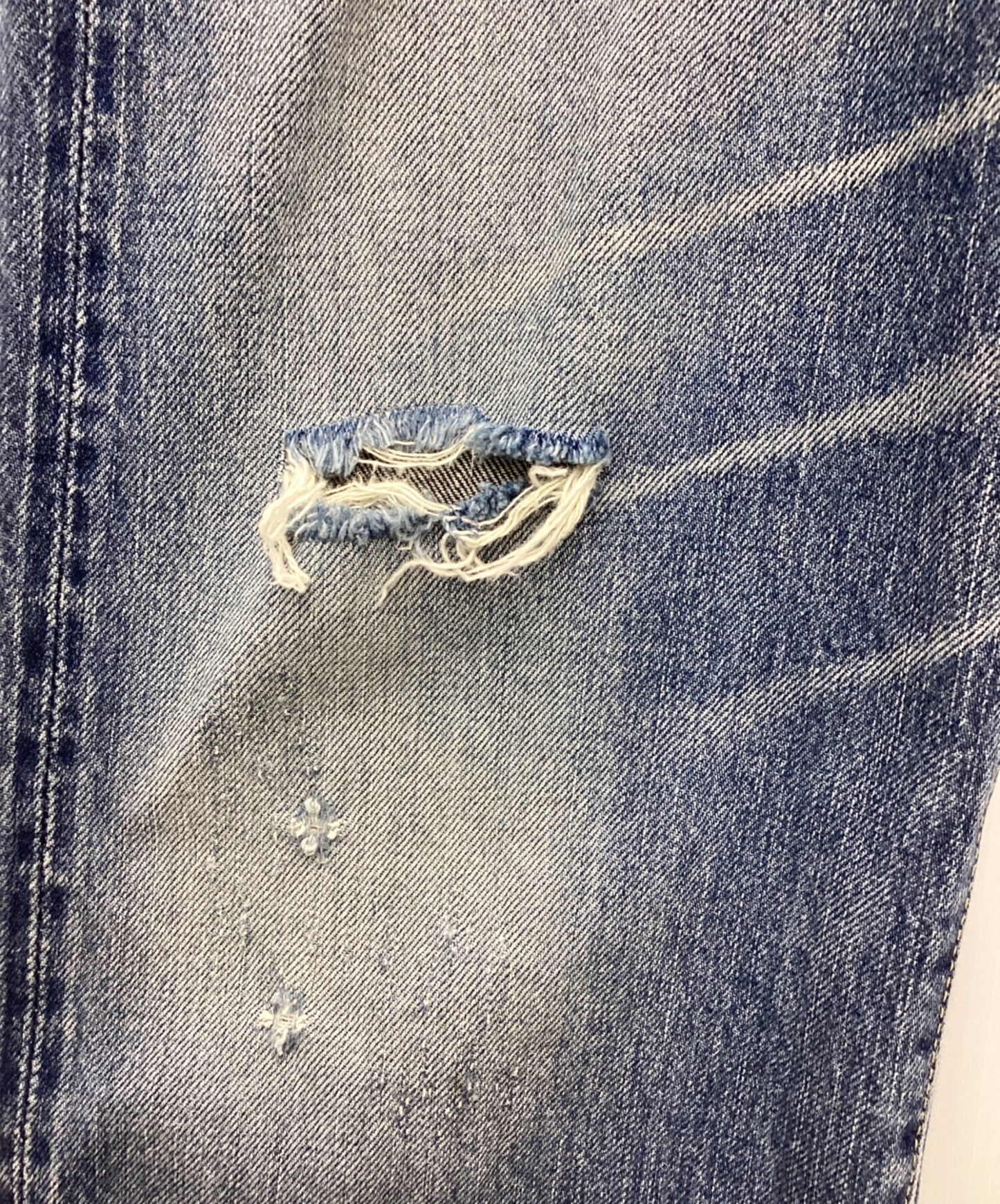 [Pre-owned] Hysteric Glamour Studded Cropped Jeans 0211AP11