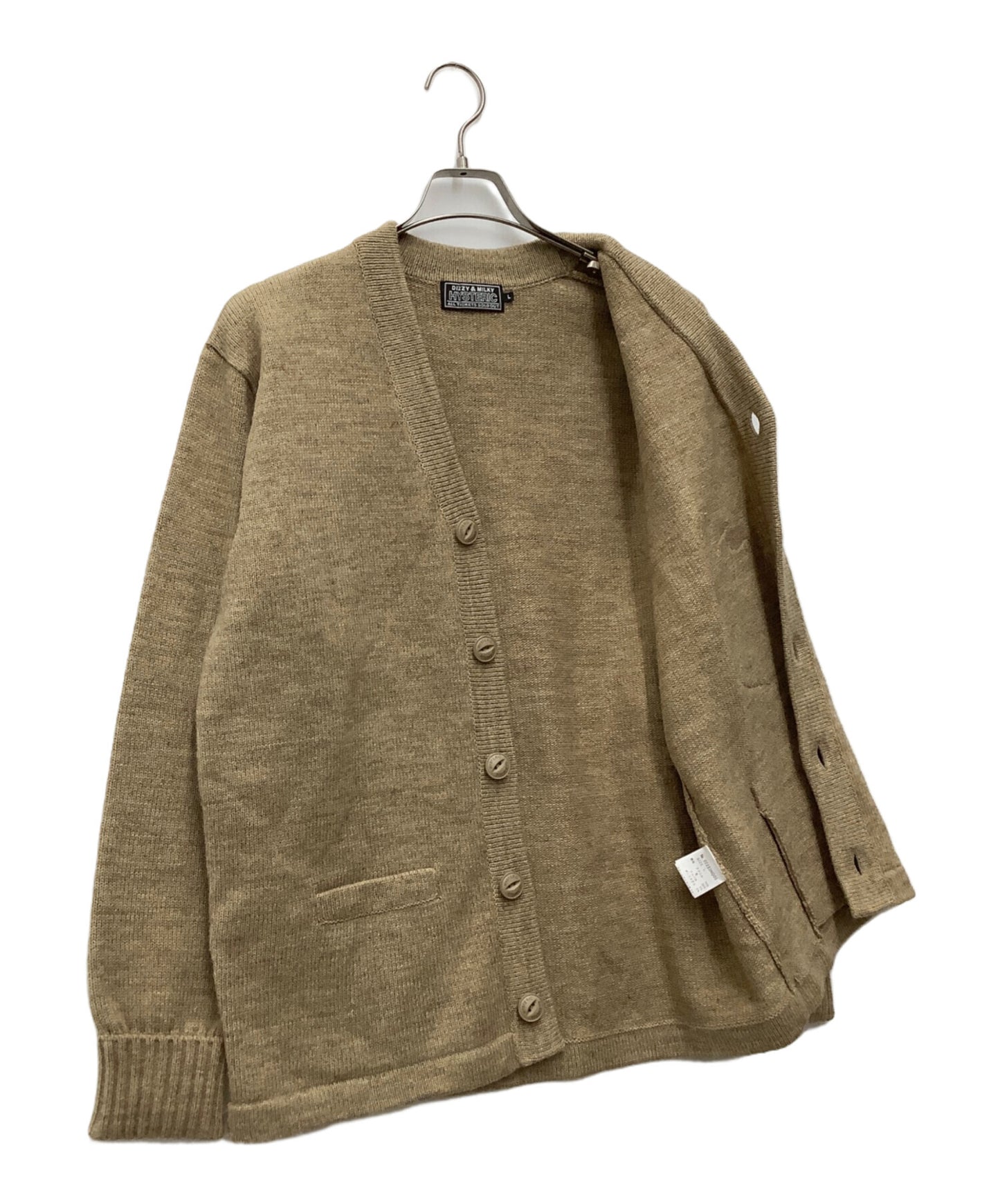 [Pre-owned] Hysteric Glamour Knit cardigan RABBIT HEAD 22AW 02223ND05