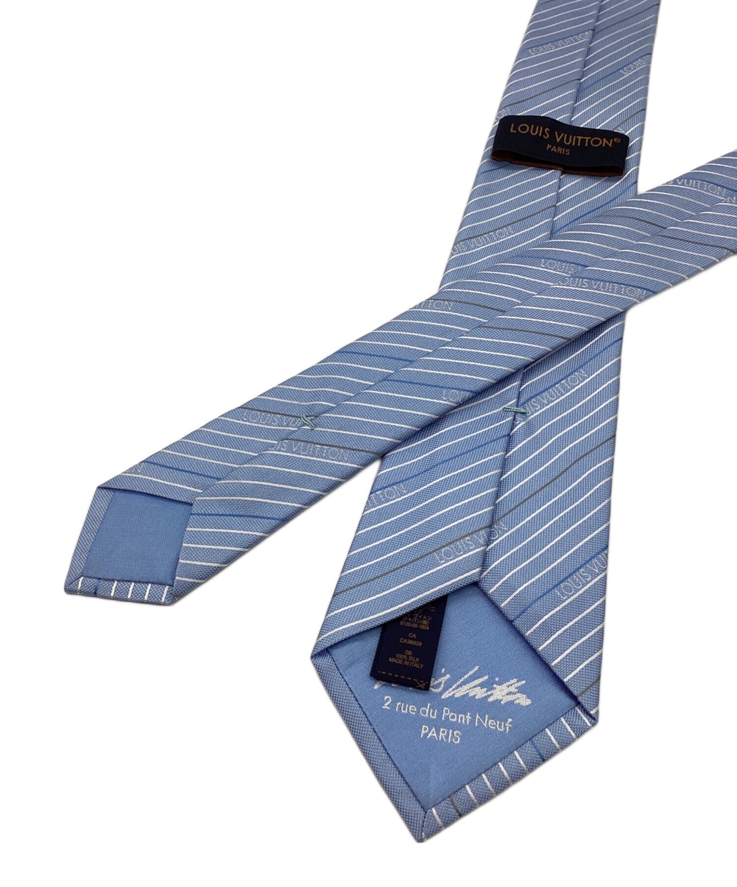 [Pre-owned] LOUIS VUITTON Tie LV Diagonal 7CM M79409