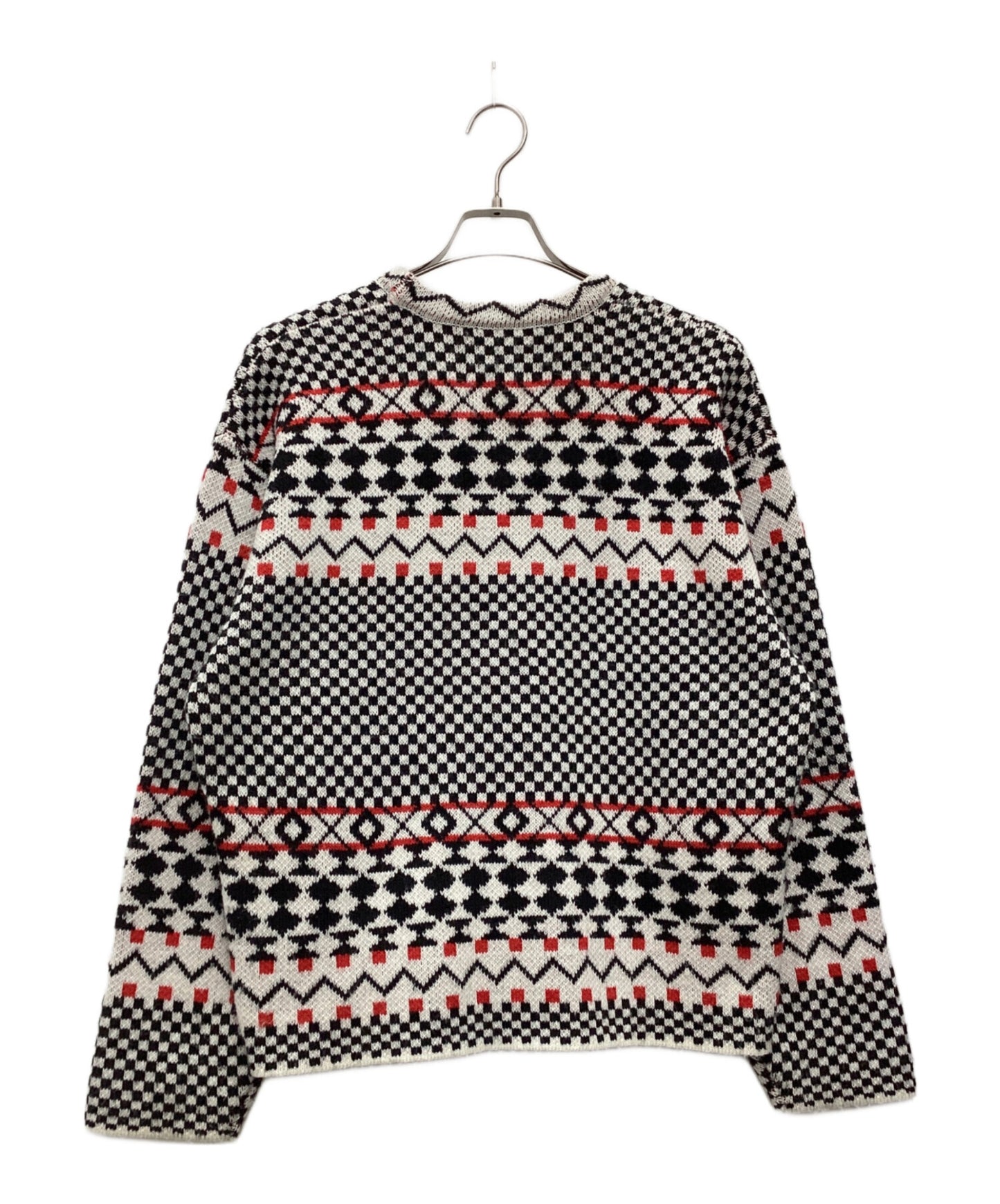 [Pre-owned] stussy JACQUARD CREW KNIT 117153