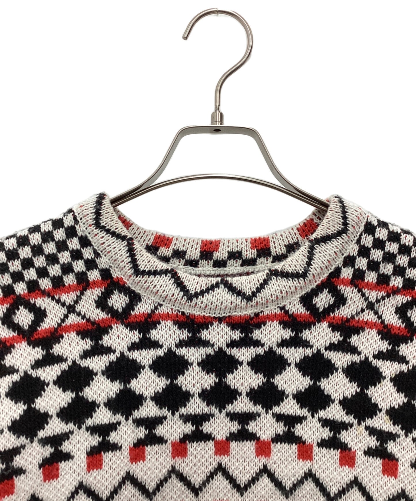[Pre-owned] stussy JACQUARD CREW KNIT 117153