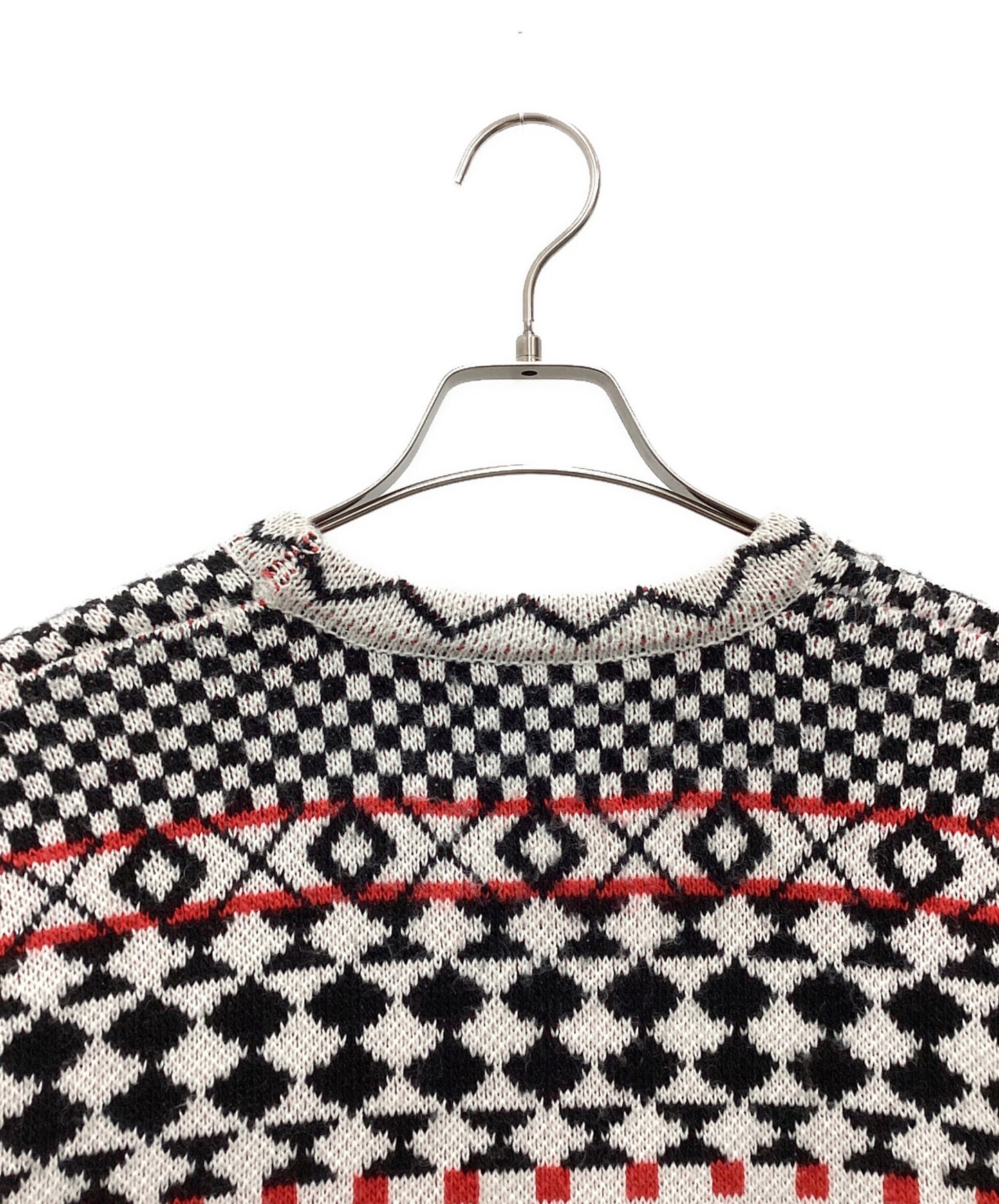 [Pre-owned] stussy JACQUARD CREW KNIT 117153