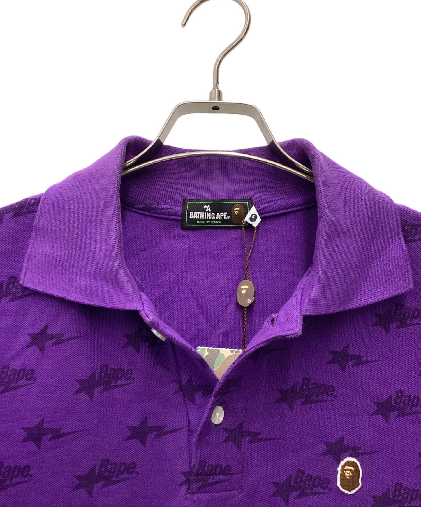 [Pre-owned] A BATHING APE short-sleeved polo shirt