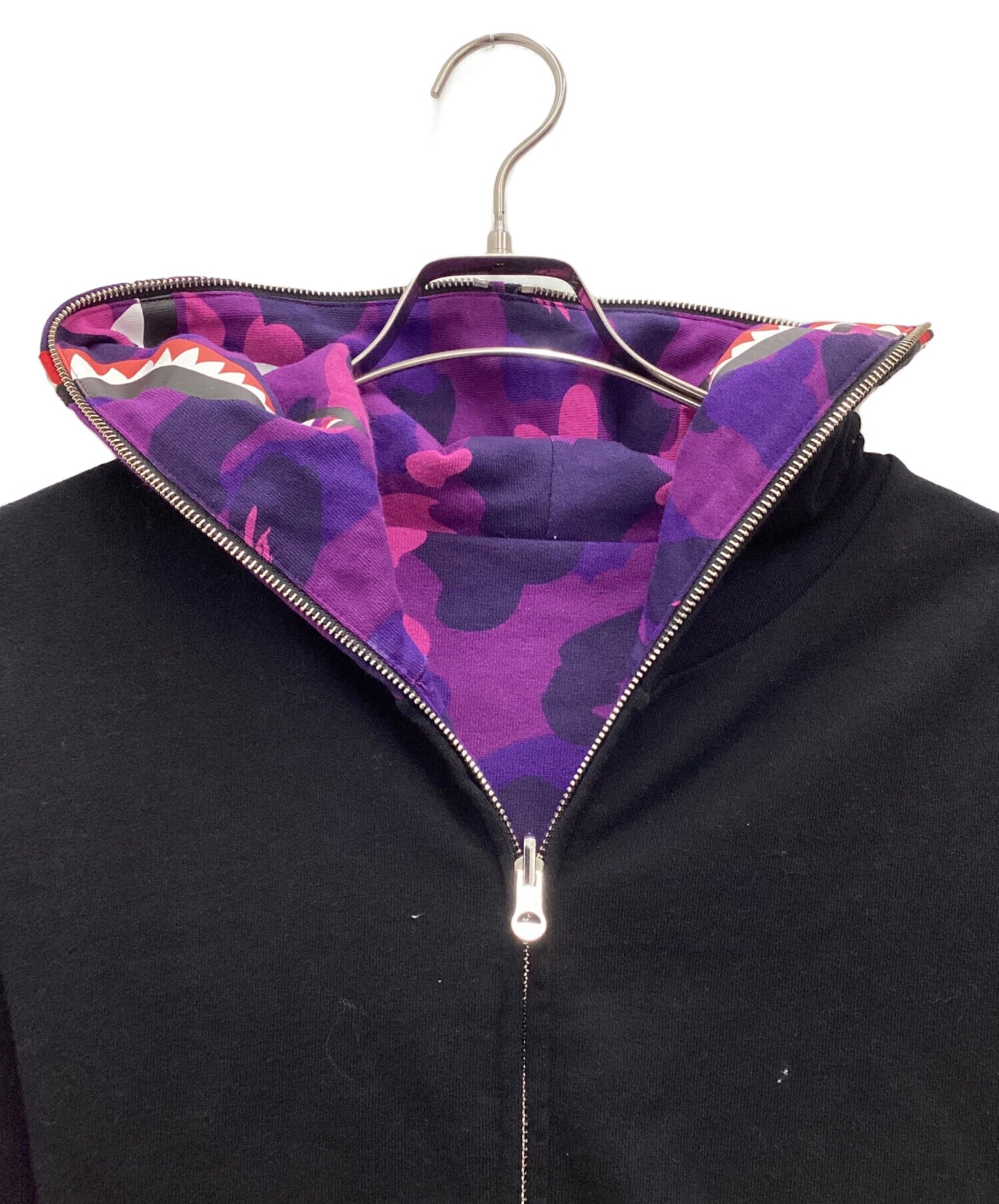 [Pre-owned] A BATHING APE A BATHING APE Shark Full Zip Zip Hoodie 001zpe701014x
