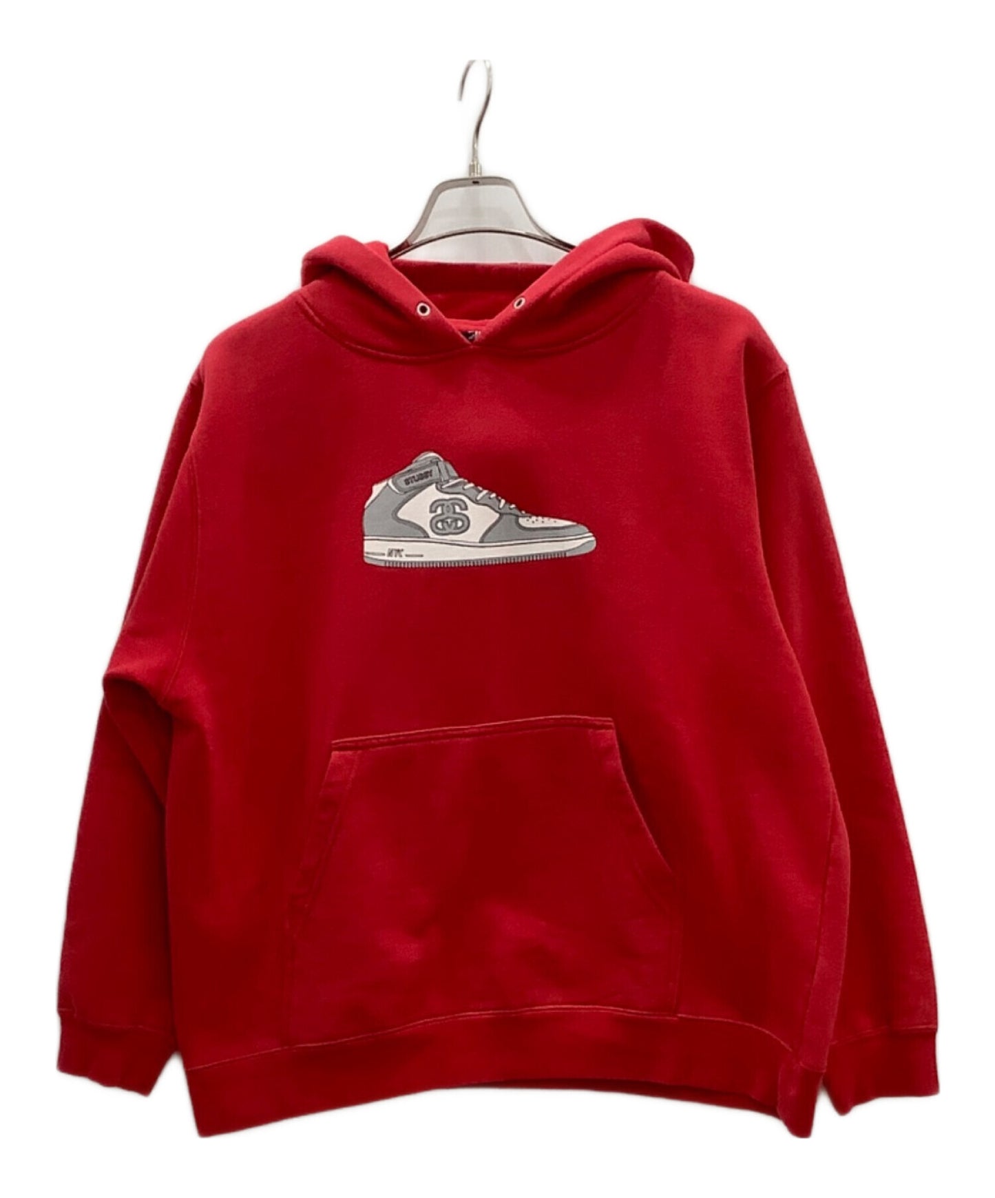 [Pre-owned] stussy stussy 90s-00s old stussy Air force1 print pullover hoodie