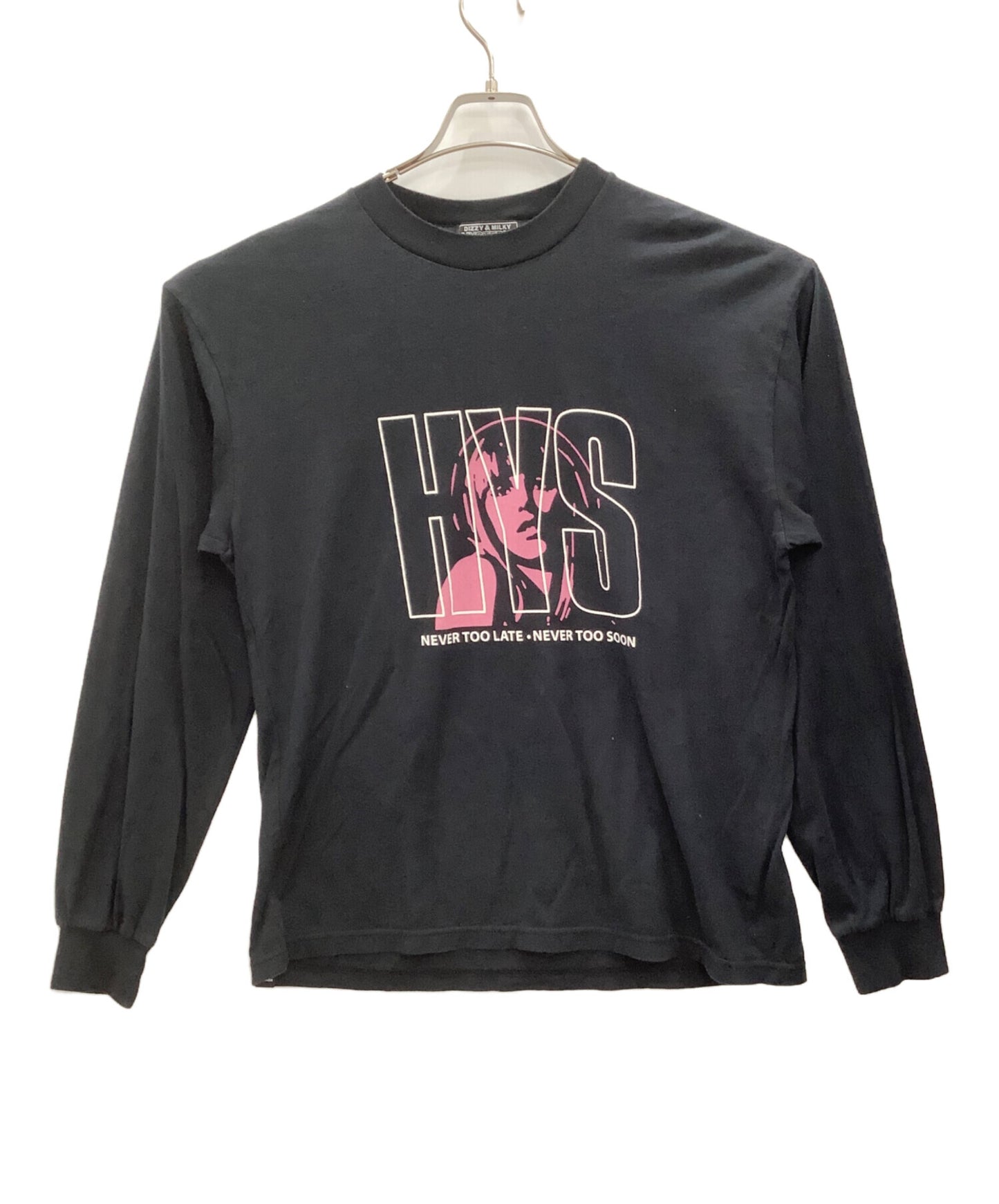 [Pre-owned] Hysteric Glamour NEVER TOO LATE T-shirt 02223CL13