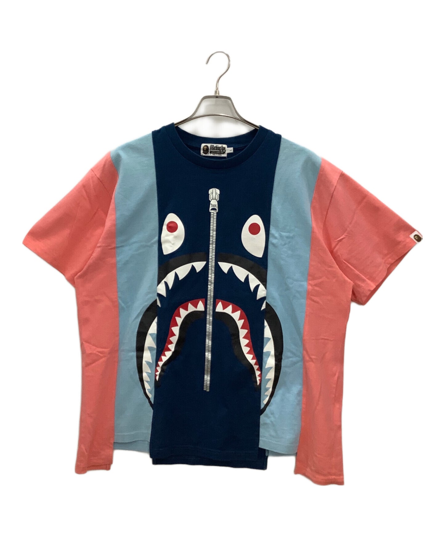 [Pre-owned] A BATHING APE Reconstructed Shark T-shirt 001CSG801009X