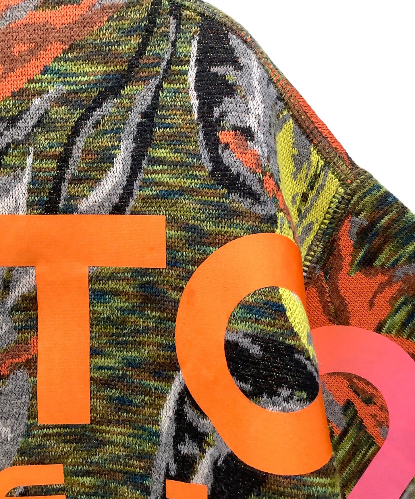 [Pre-owned] LOUIS VUITTON Short-sleeved knitwearLOUIS VUITTON khaki all over vccm08 ca 36929