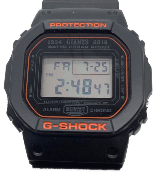 [Pre-owned] CASIO Digital watch CASIO Yomiuri Giants DW-5600YG-1JRG-SHOCK quartz unused 410 pieces G-Po members only DW-5600YG-1JR