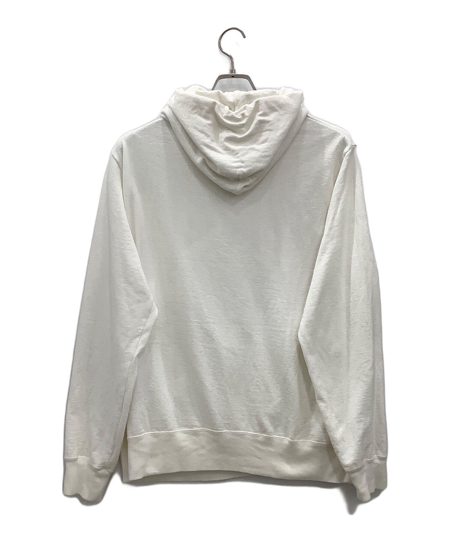 [Pre-owned] Hysteric Glamour Pullover Hoodie Hysteric Glamour White with furballs on cuffs SMOKING GIRL Hoodie 02231CF02