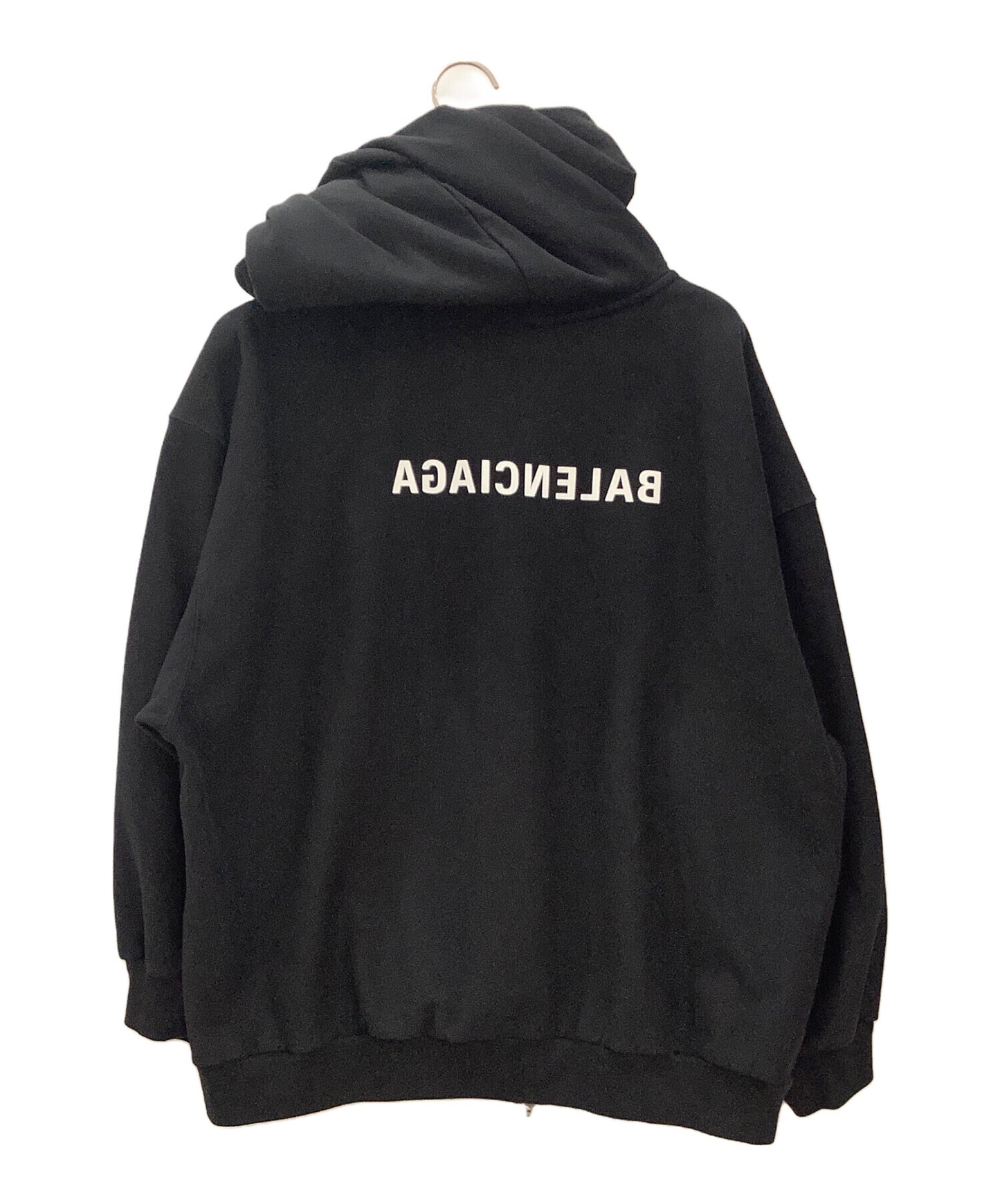 [Pre-owned] BALENCIAGA Mirror Logo Zip Hoodie BALENCIAGA 720424 TNVR3 2022 @ Π 720424 TNVR3