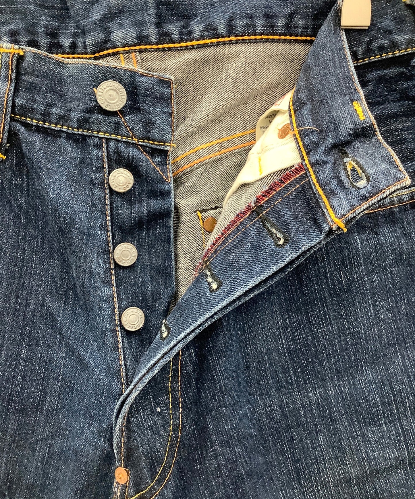 [Pre-owned] EVISU Denim half pants EVISU Men's Indigo 2001 Big Seagull
