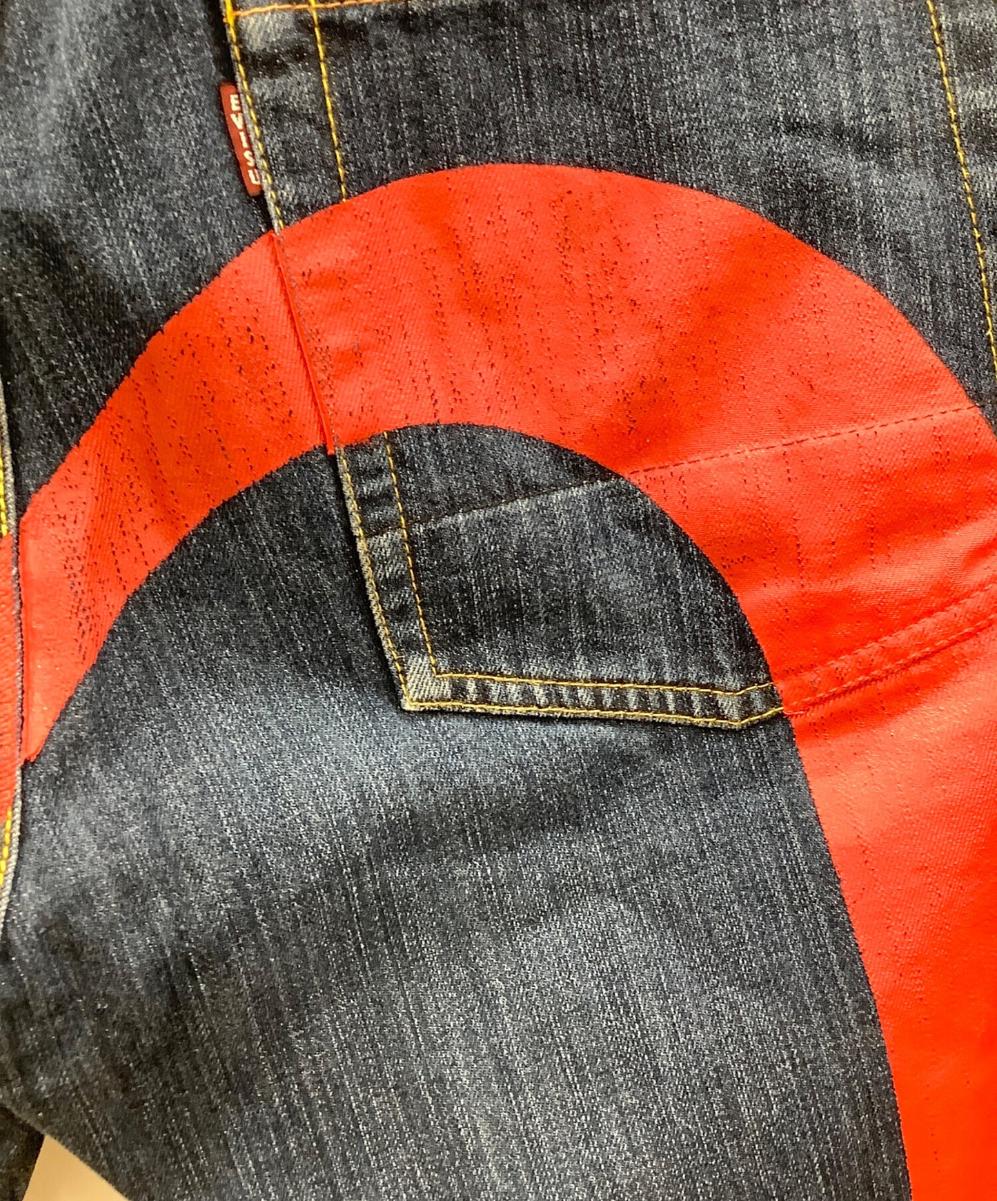 [Pre-owned] EVISU Denim half pants EVISU Men's Indigo 2001 Big Seagull