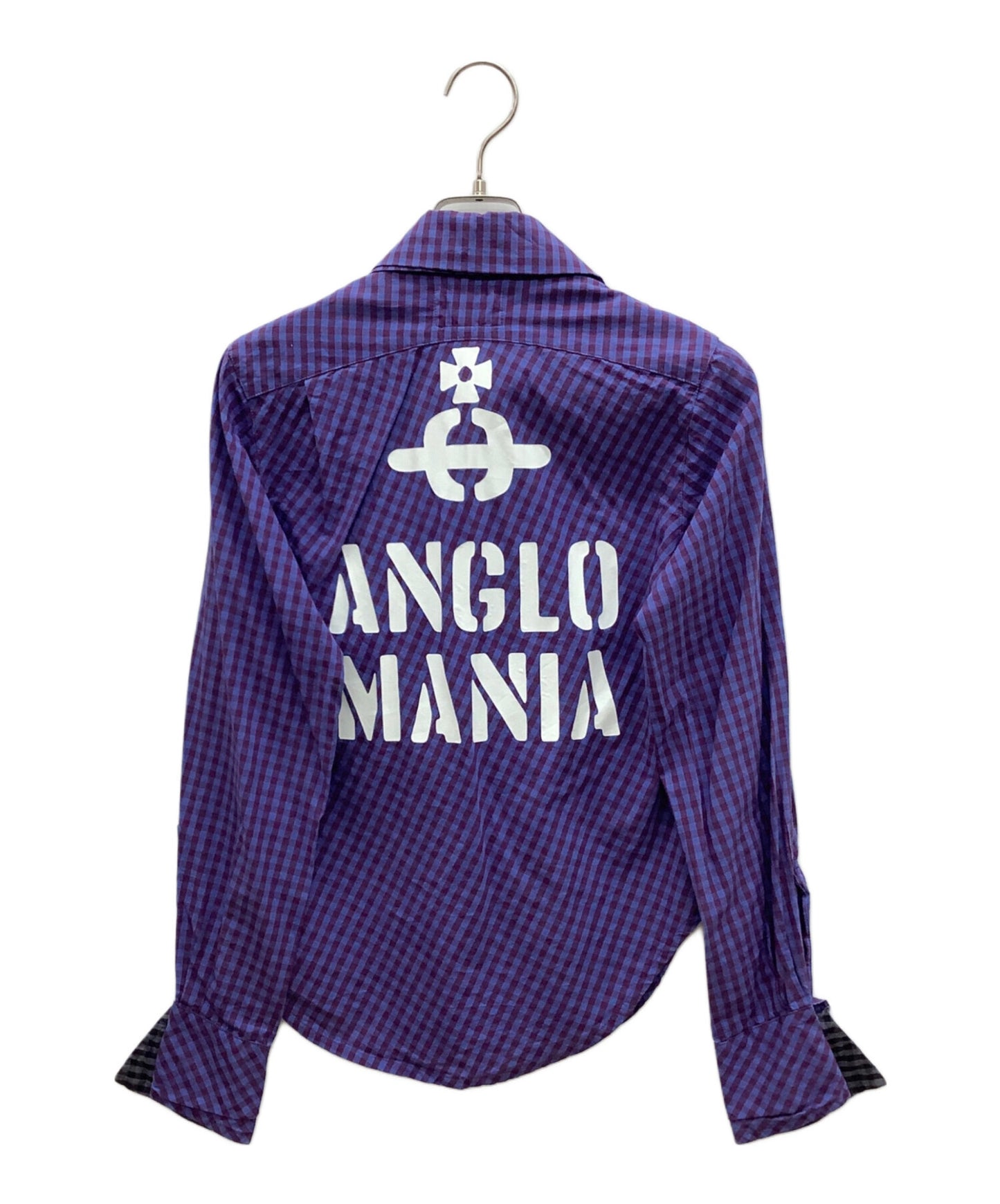 [Pre-owned] Vivienne Westwood ANGLOMANIA Back print shaped blouse