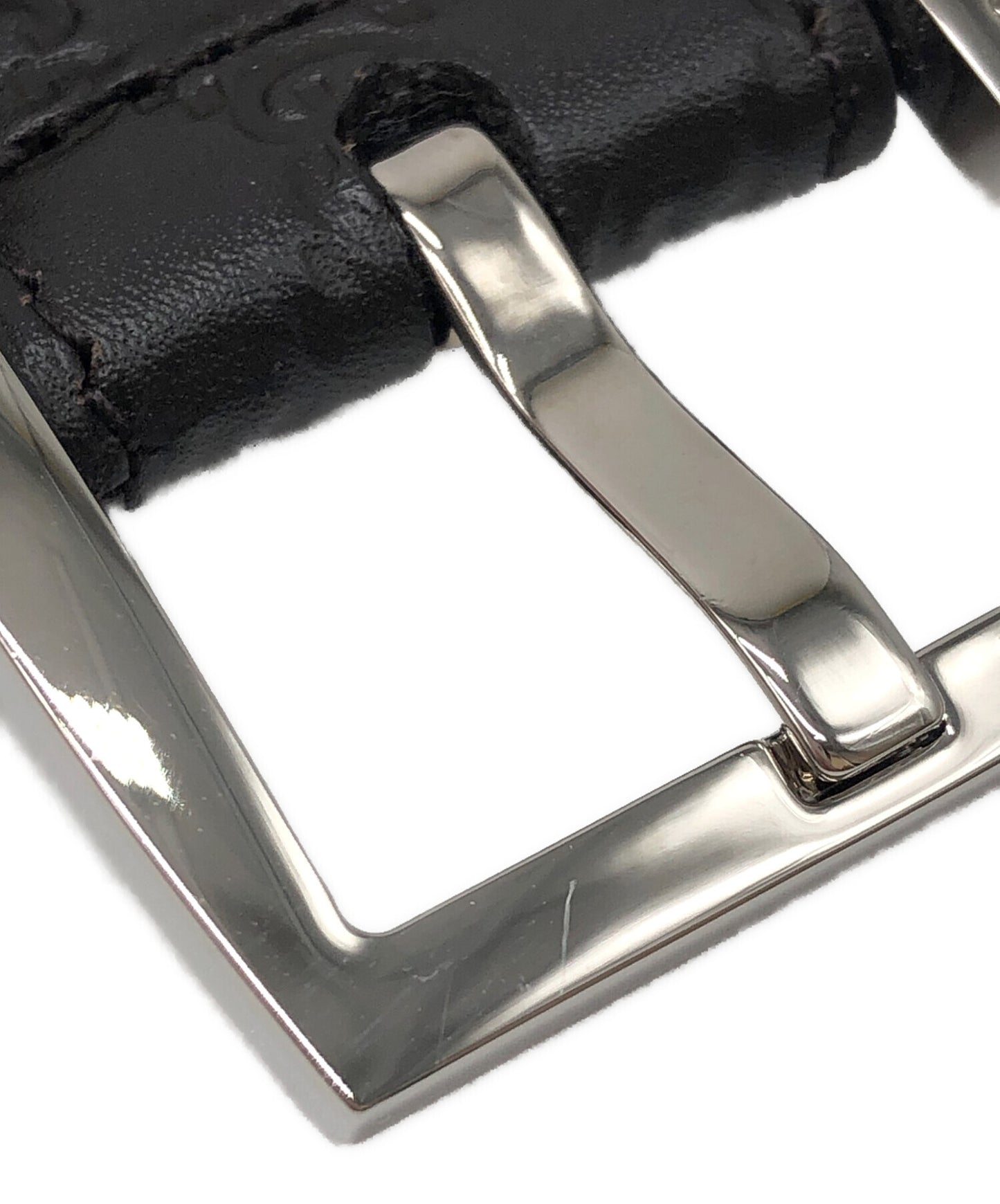 [Pre-owned] GUCCI Belt, micro-engraved with G. 510309 BMJ0N