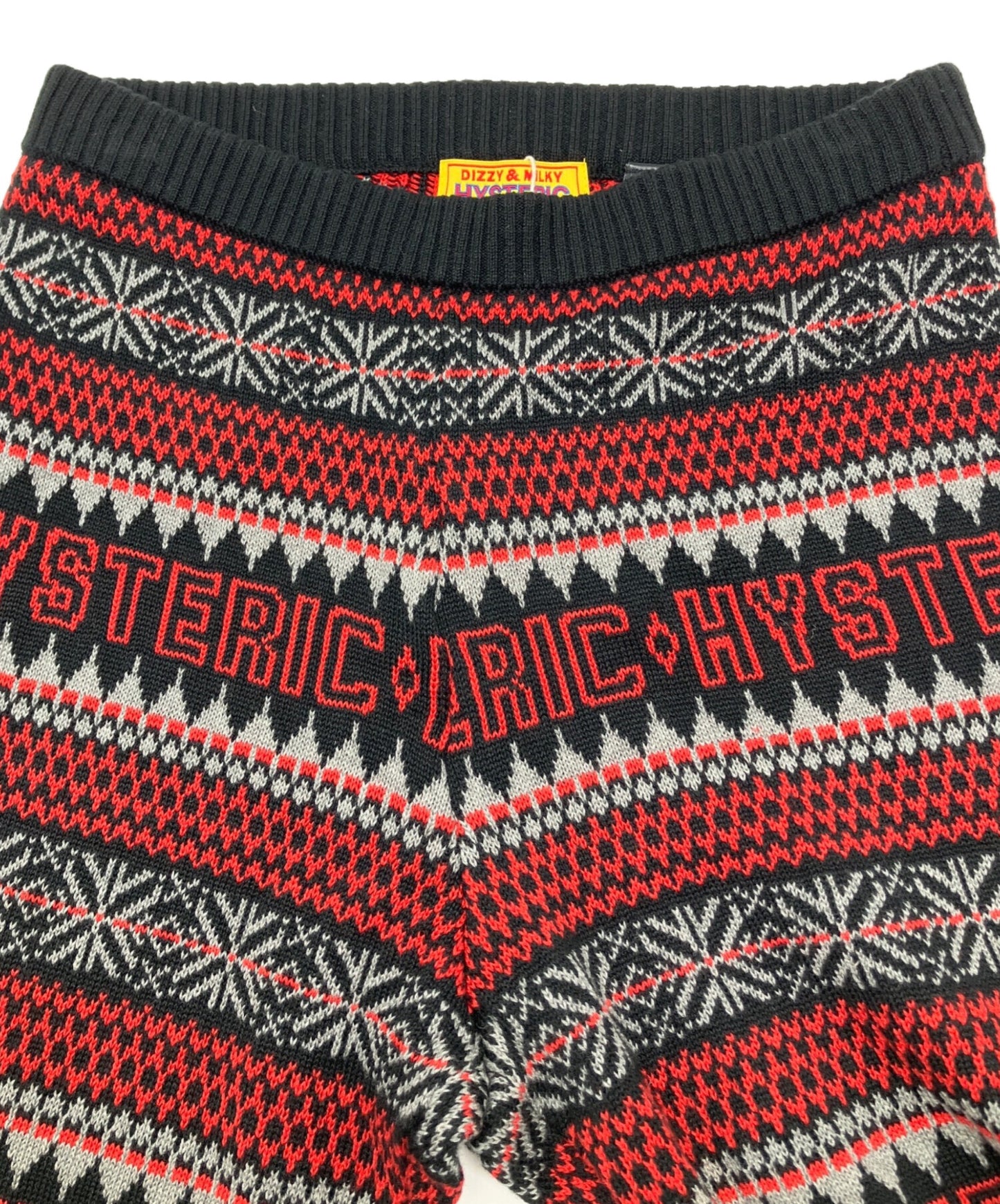 [Pre-owned] Hysteric Glamour Knit Leggings HYSTERIC NORDIC Pattern Jacquard Leggings 01233NP02