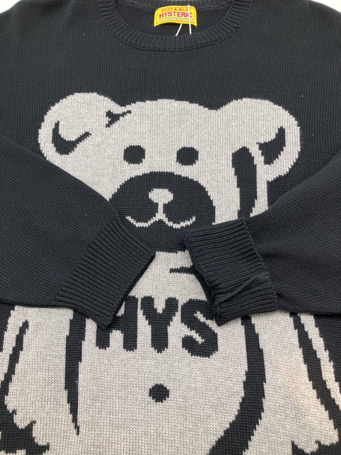 [Pre-owned] Hysteric Glamour Thick knit dress GUMI BEAR jacquard dress 24AW 01243NO01
