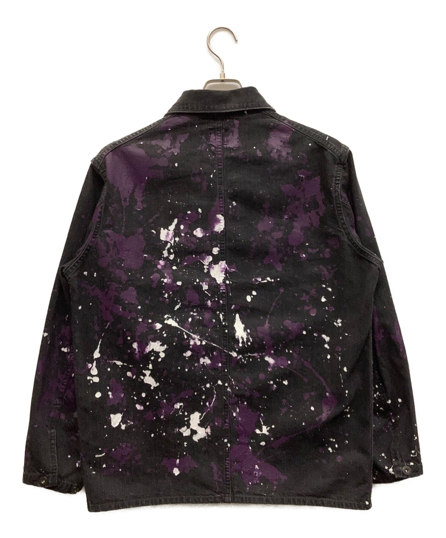 [Pre-owned] Needles painted denim jacket FK121