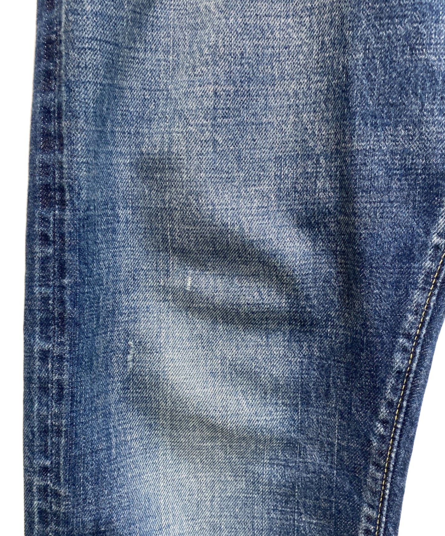[Pre-owned] VISVIM Damaged denim pants 0119105005017