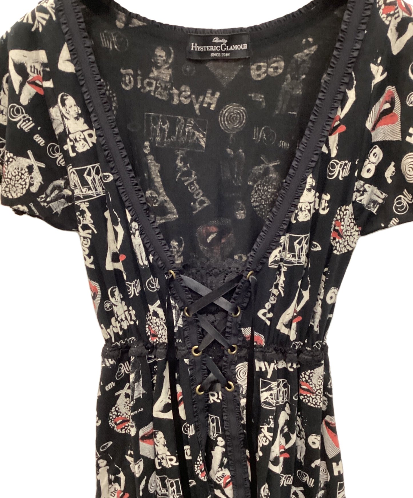 [Pre-owned] Hysteric Glamour Full-patterned dress