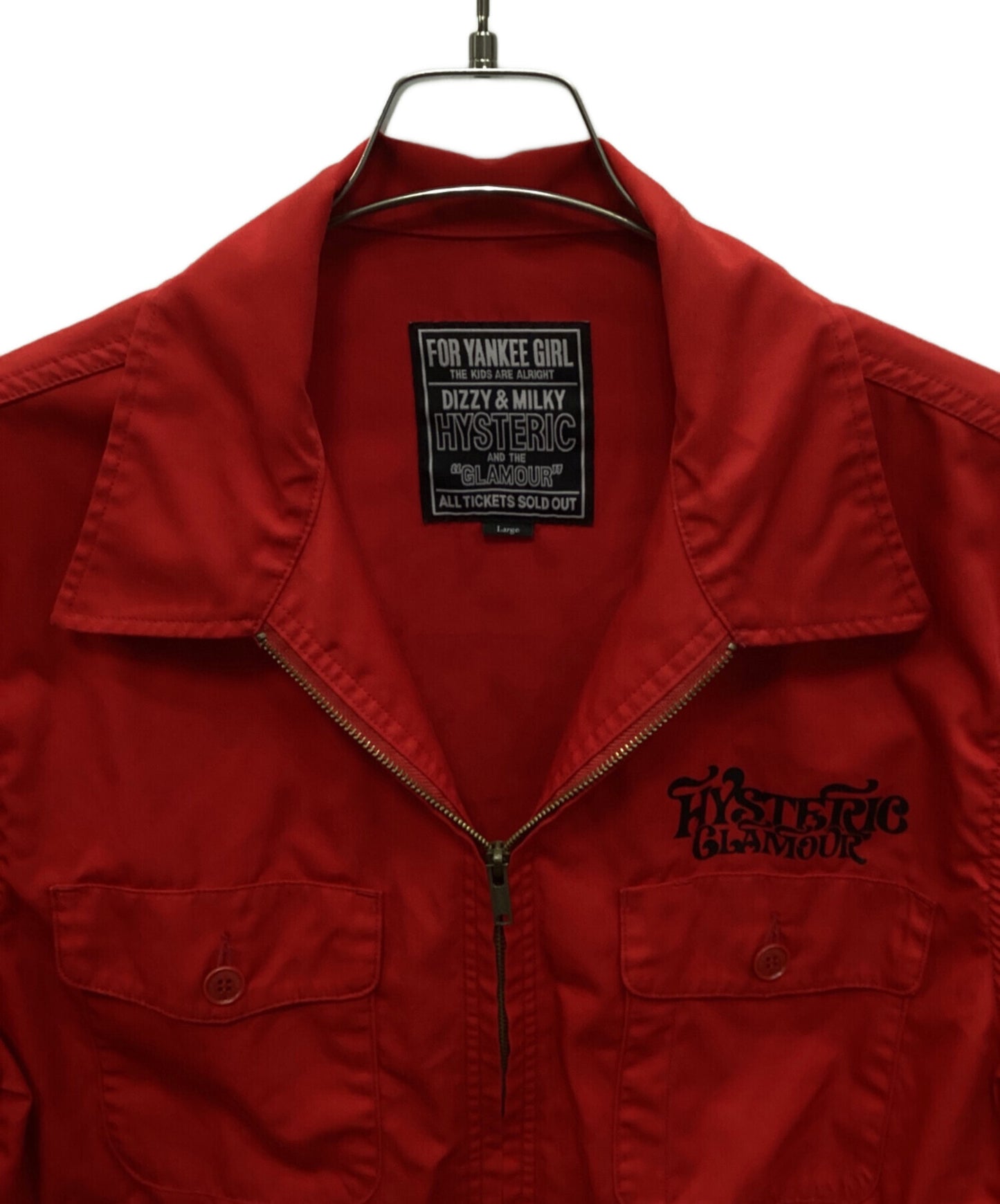 [Pre-owned] Hysteric Glamour work-zip jacket 02241AB01