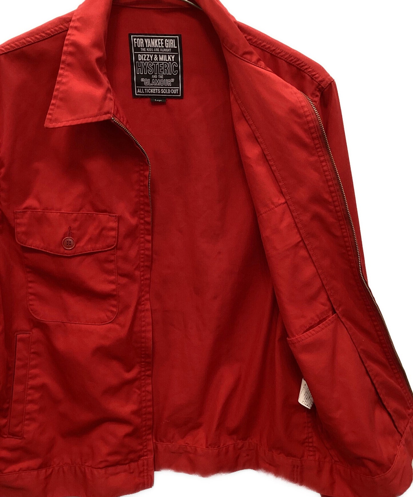 [Pre-owned] Hysteric Glamour work-zip jacket 02241AB01