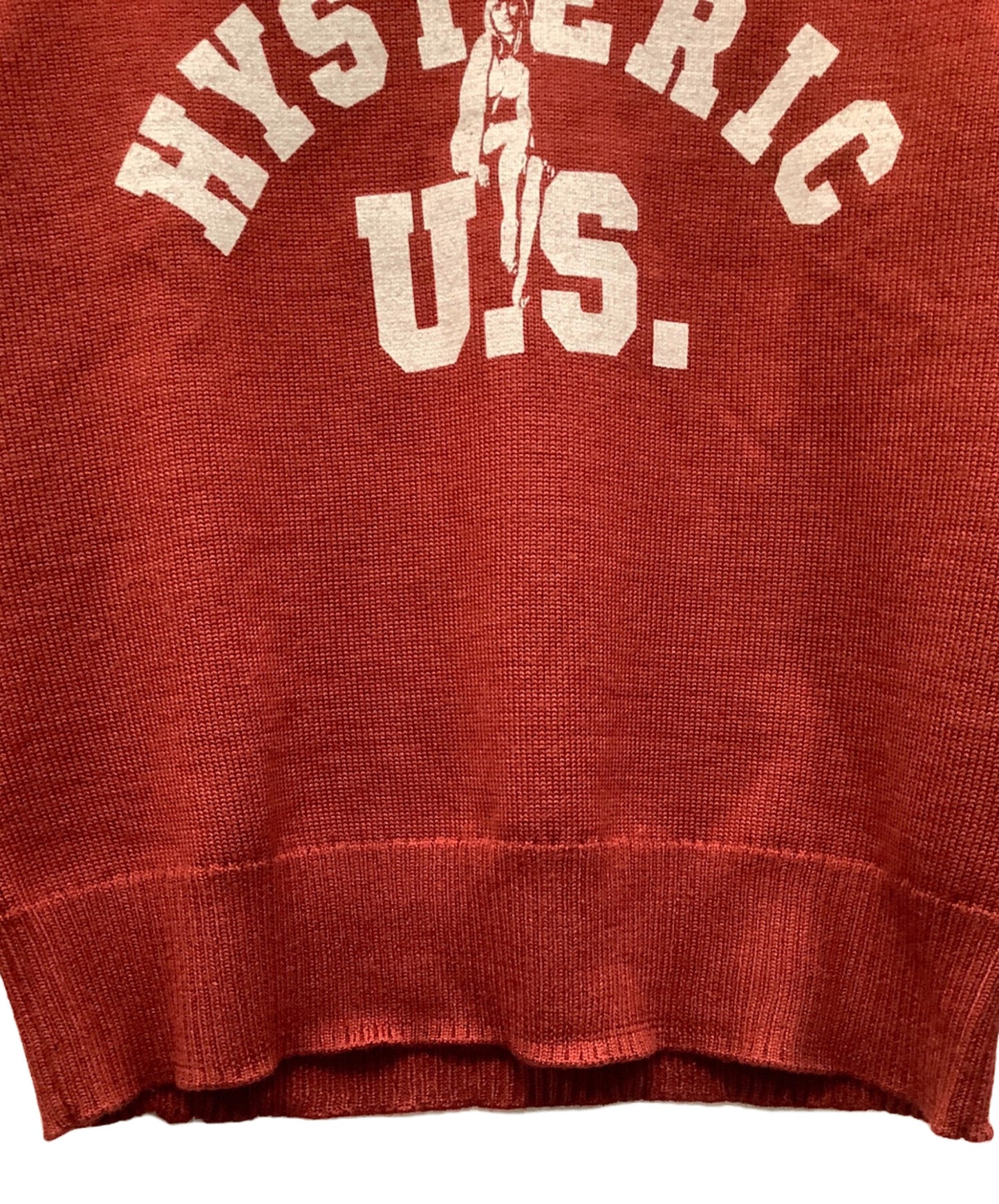 [Pre-owned] Hysteric Glamour half-zip knit 02243NS10