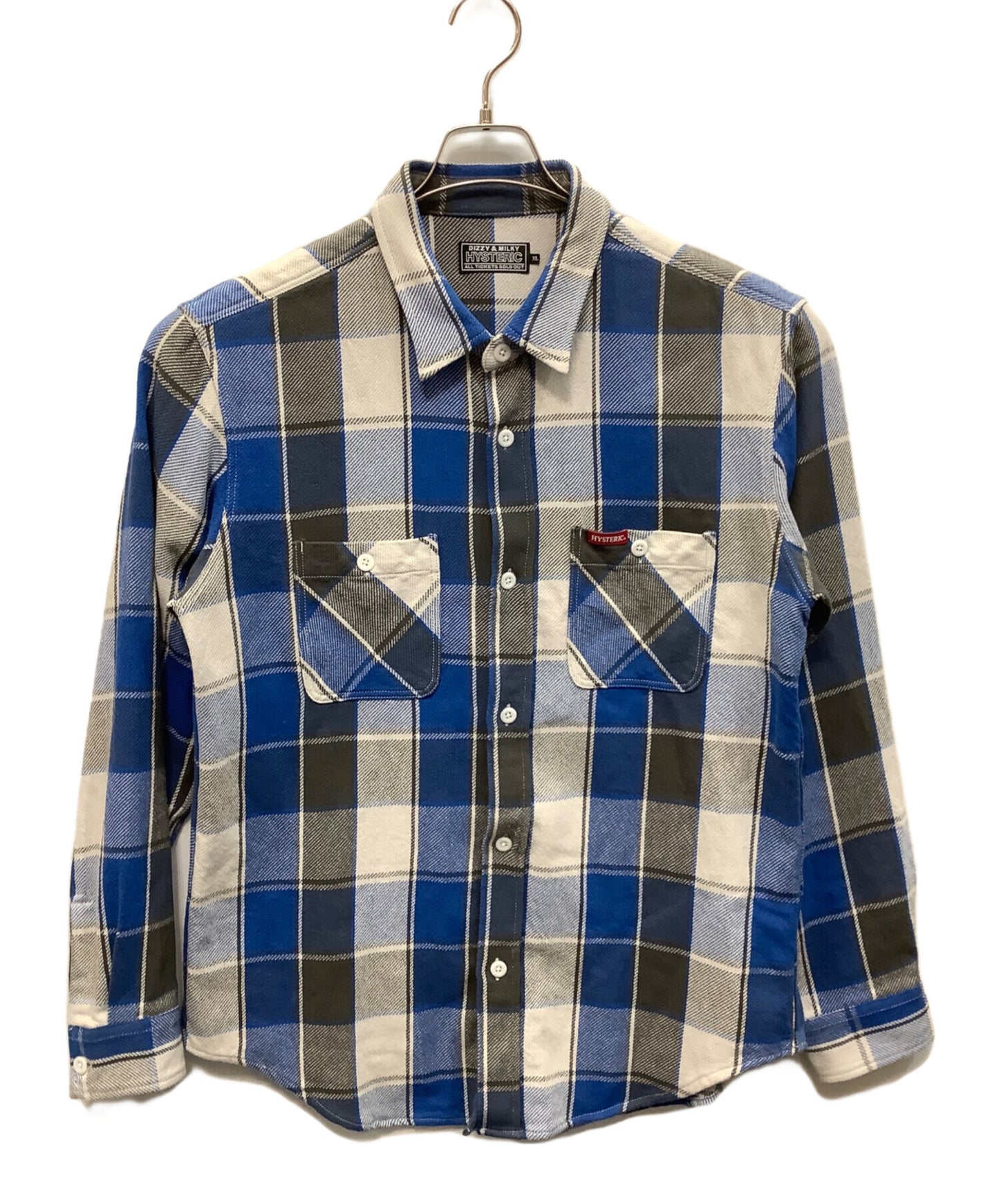 [Pre-owned] Hysteric Glamour work-check shirt 02241AH01