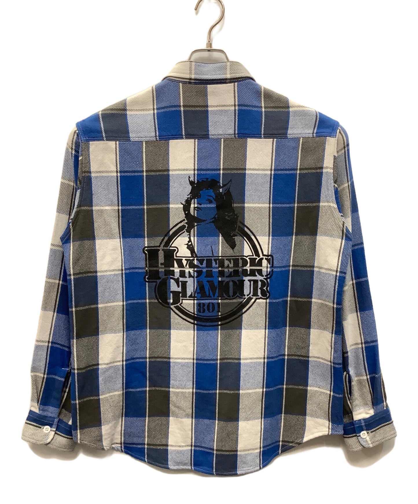 [Pre-owned] Hysteric Glamour work-check shirt 02241AH01