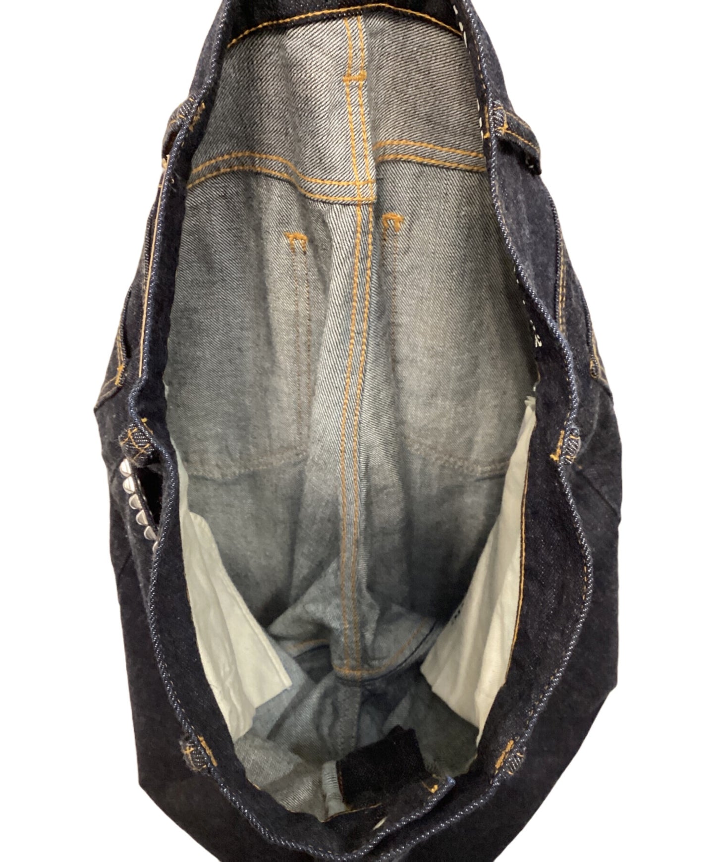 [Pre-owned] Hysteric Glamour Studded denim flared pants 02243AP57