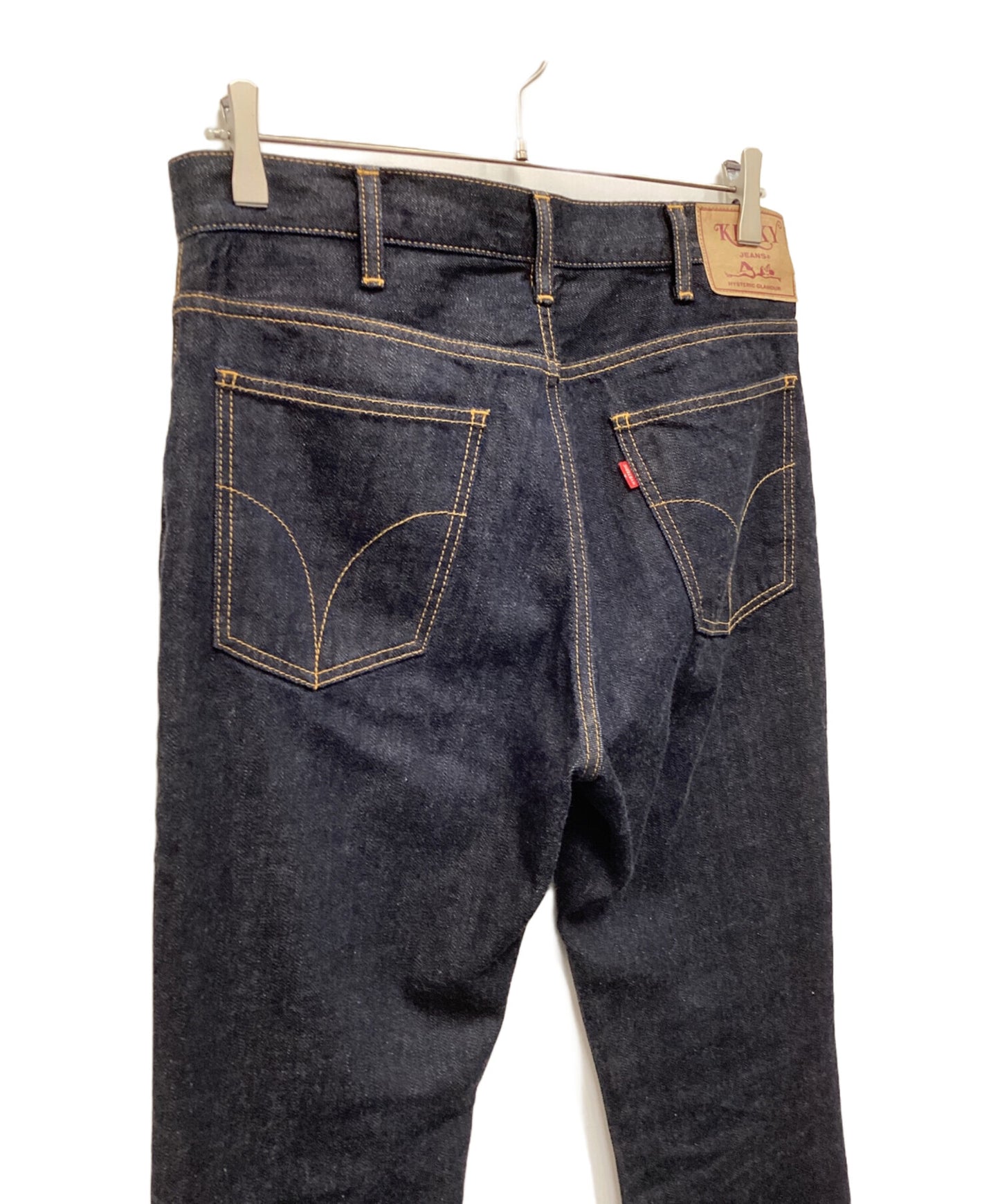 [Pre-owned] Hysteric Glamour Studded denim flared pants 02243AP57